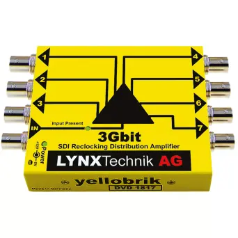 LYNX DVD 1817 3Gbit 1>7 Reclocking SDI Distribution Amplifier