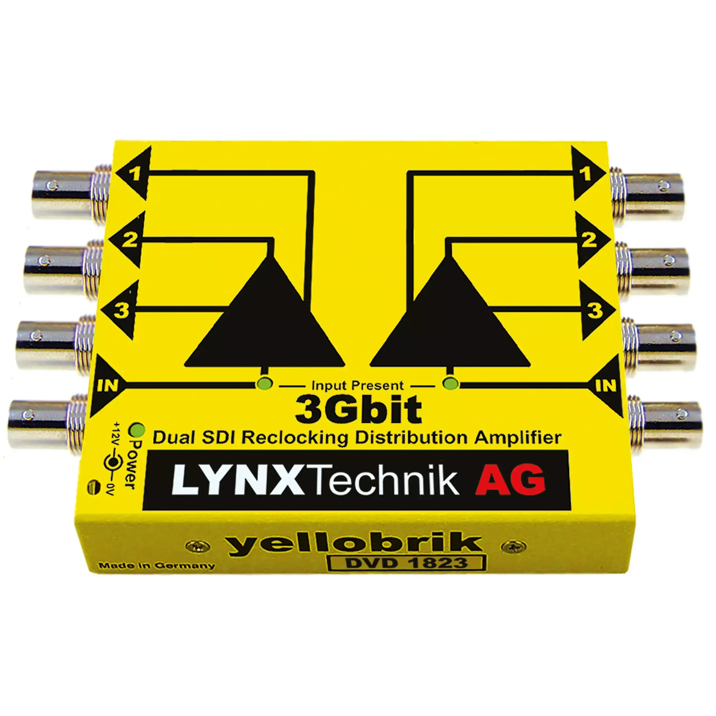 LYNX DVD 1823 Dual Channel 1>3 SDI Distribution Amplifier
