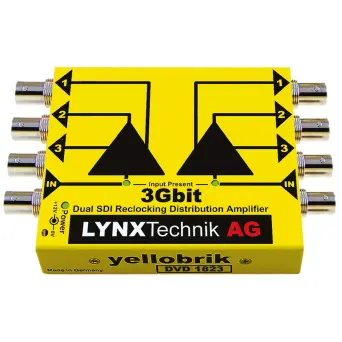 LYNX DVD 1823 Dual Channel 1>3 SDI Distribution Amplifier