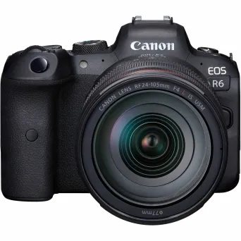 מצלמה ללא מראה Canon EOS R6 ועדשה 24-105 STM