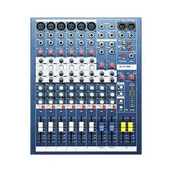 מיקסר אנלוגי 10 ערוצים Soundcraft EPM 6