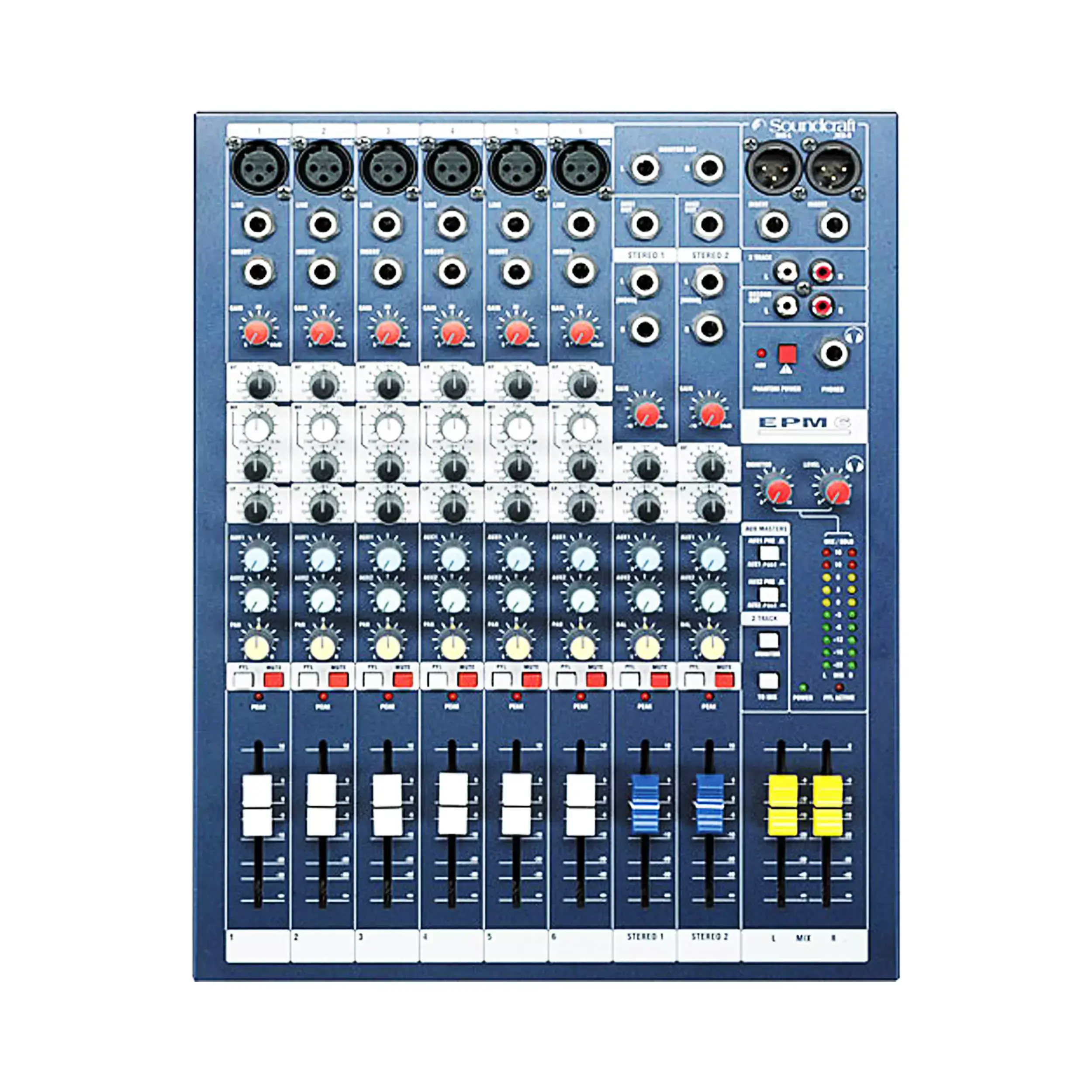 מיקסר אנלוגי 10 ערוצים Soundcraft EPM 6