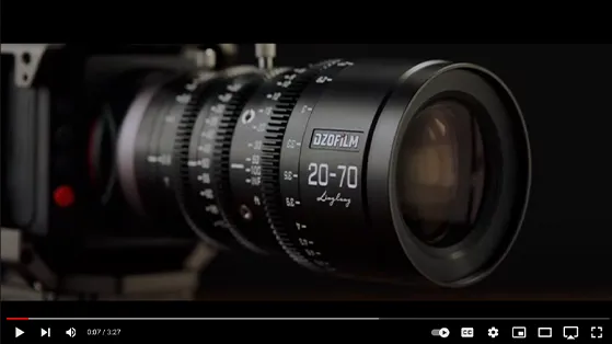 סט עדשות זום DZOFilm Linglung 10-24mm & 20-70mm T2.9 MFT