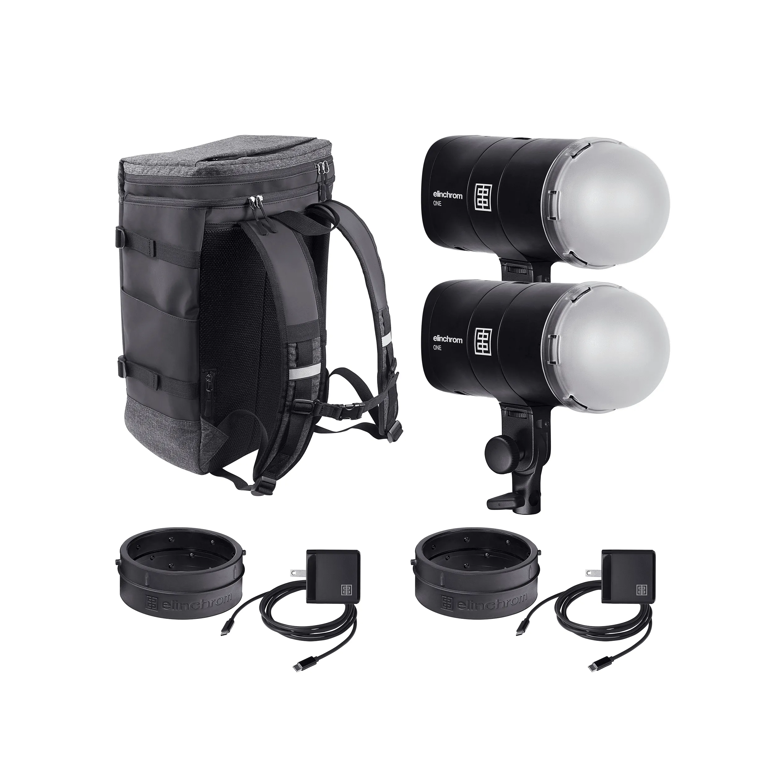 קיט 2 פלאשים Elinchrom ONE