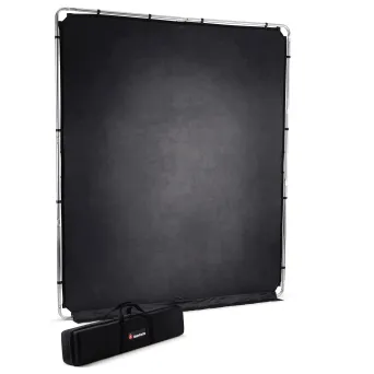 רקע 2X2.3 מטר Manfrotto EzyFrame Vintage Pewter
