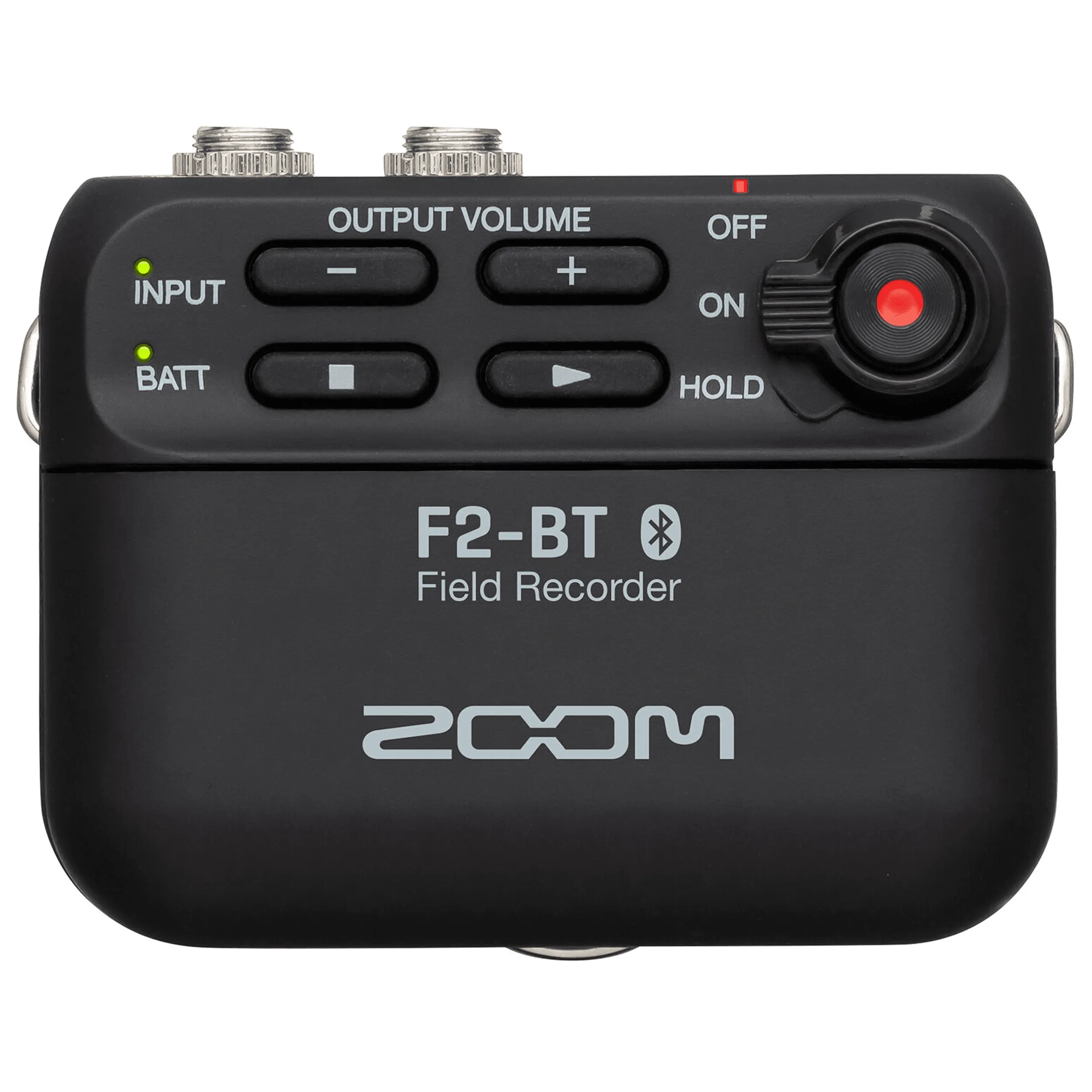 מקליט אודיו נייד Bluetooth הכולל מיקרופון דש Zoom F2-BT