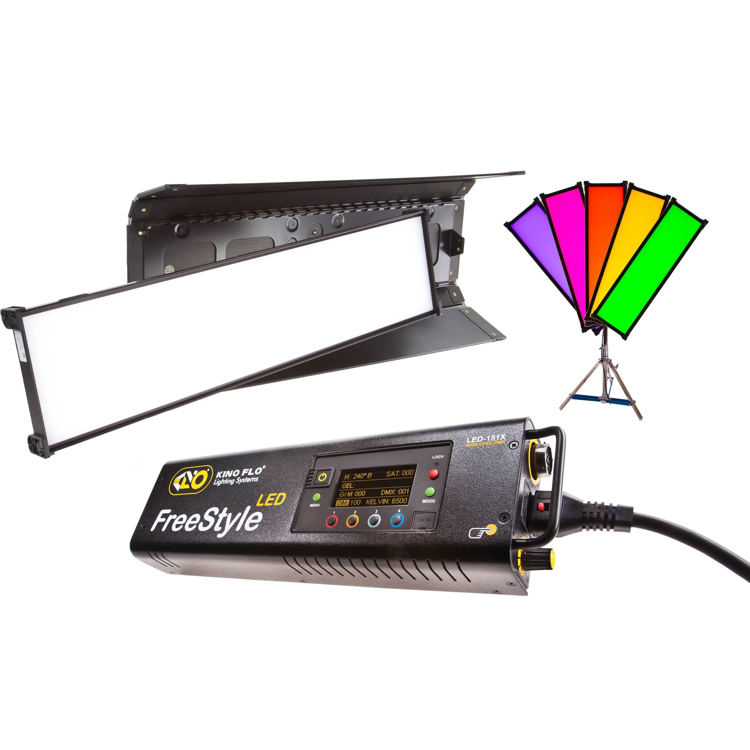 מערכת פנס לד  Kino Flo FreeStyle 31 DMX System