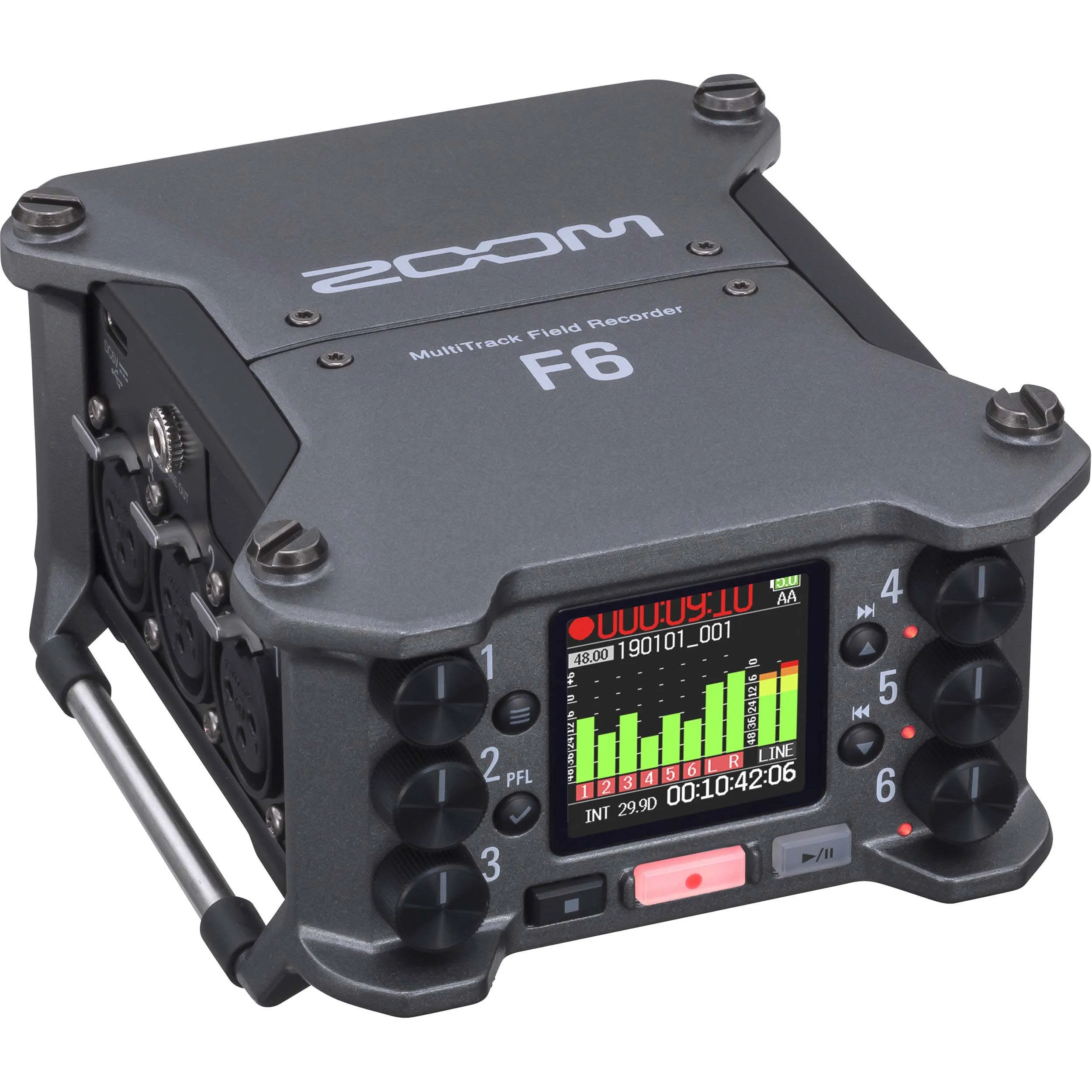 מכשיר הקלטה נייד 6 ערוצים Zoom F6