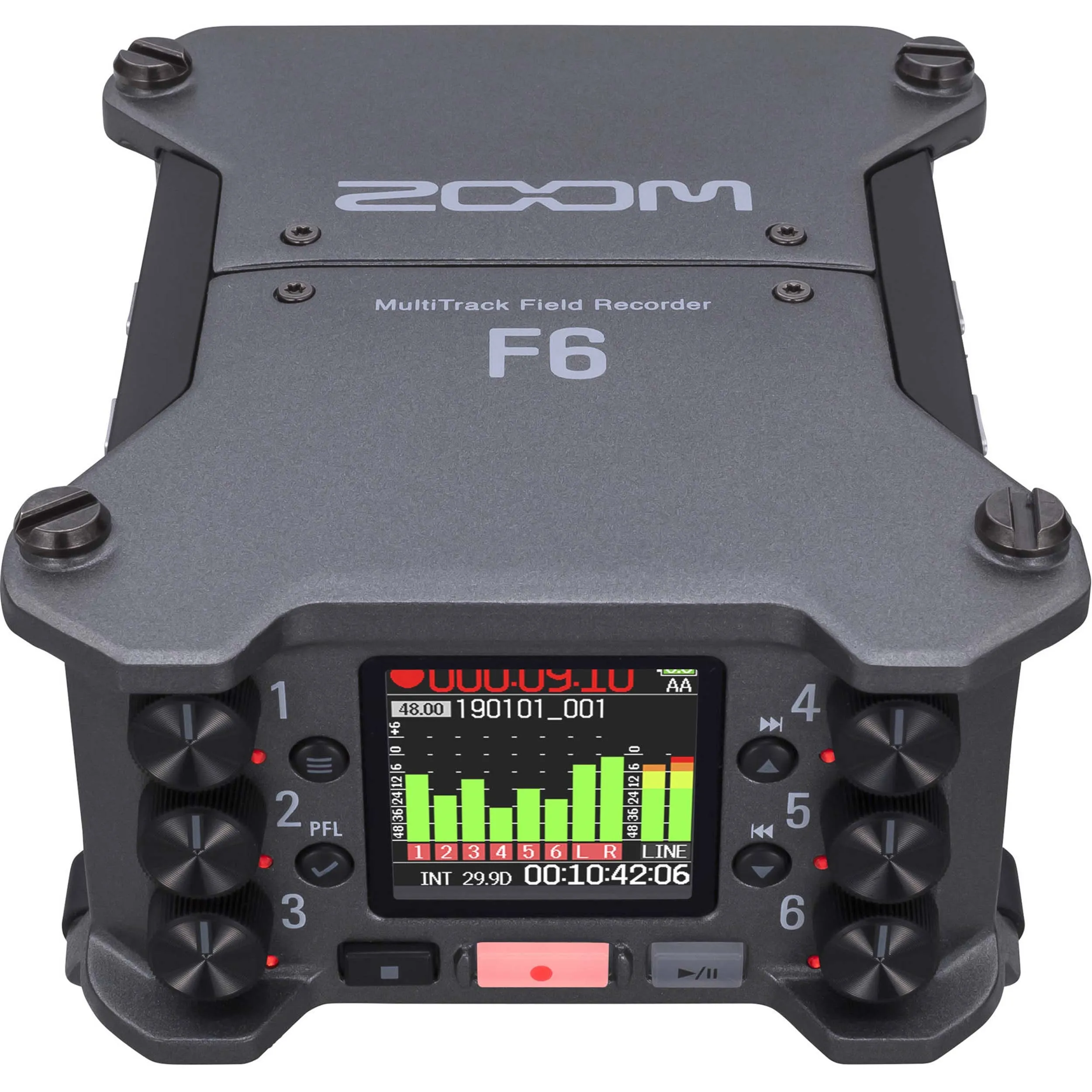 מכשיר הקלטה נייד 6 ערוצים Zoom F6
