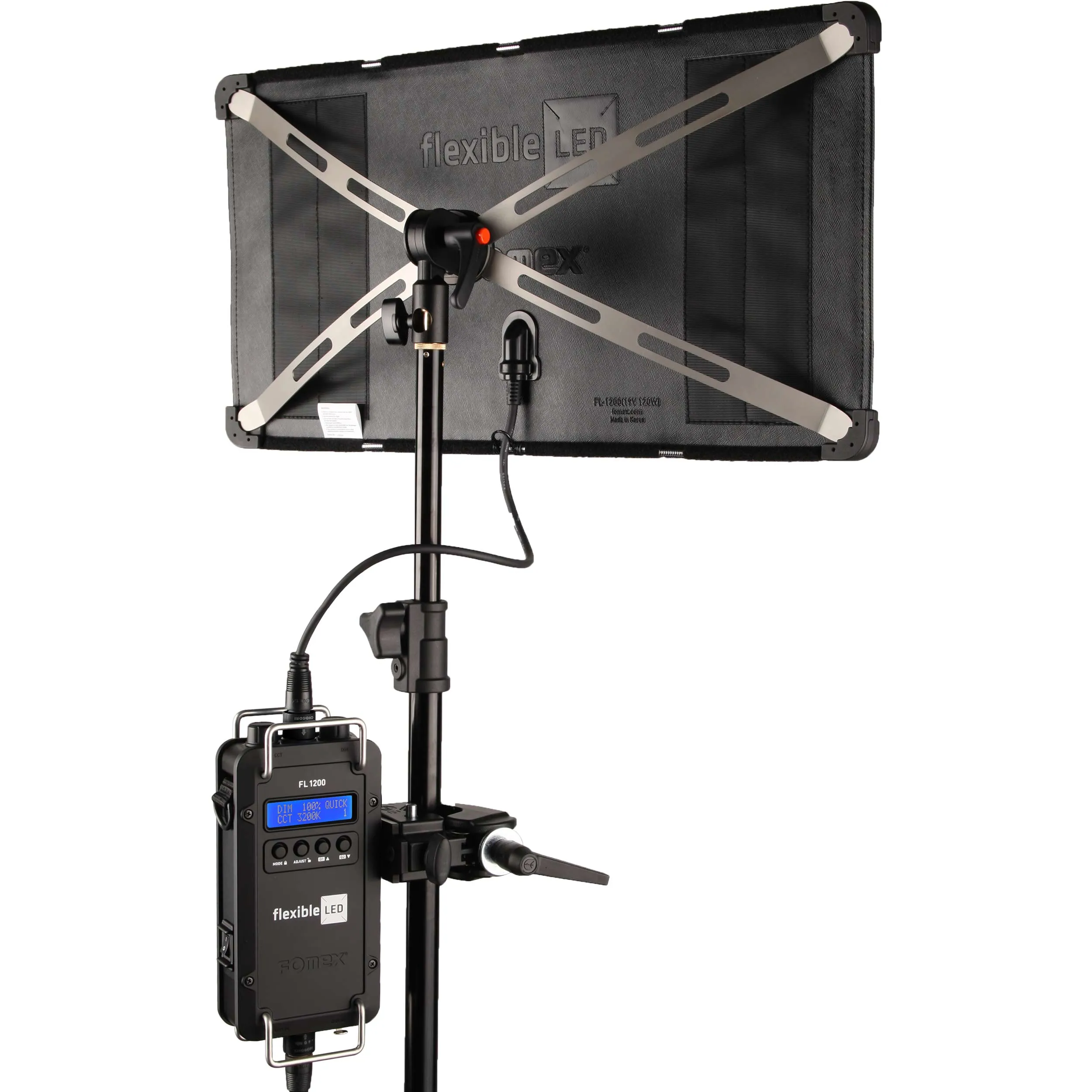 קיט תאורה פנס לד גמיש 30x58 ס"מ 120w Fomex FL-1200