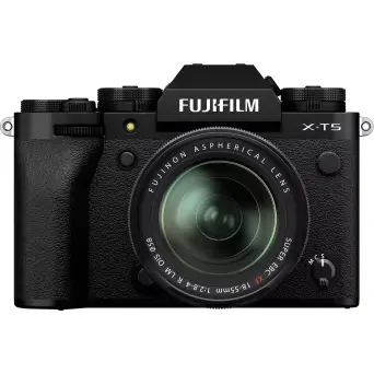 מצלמה דיגיטלית ללא מראה ועדשה 18-55 מ"מ FUJIFILM X-T5 (שחור)