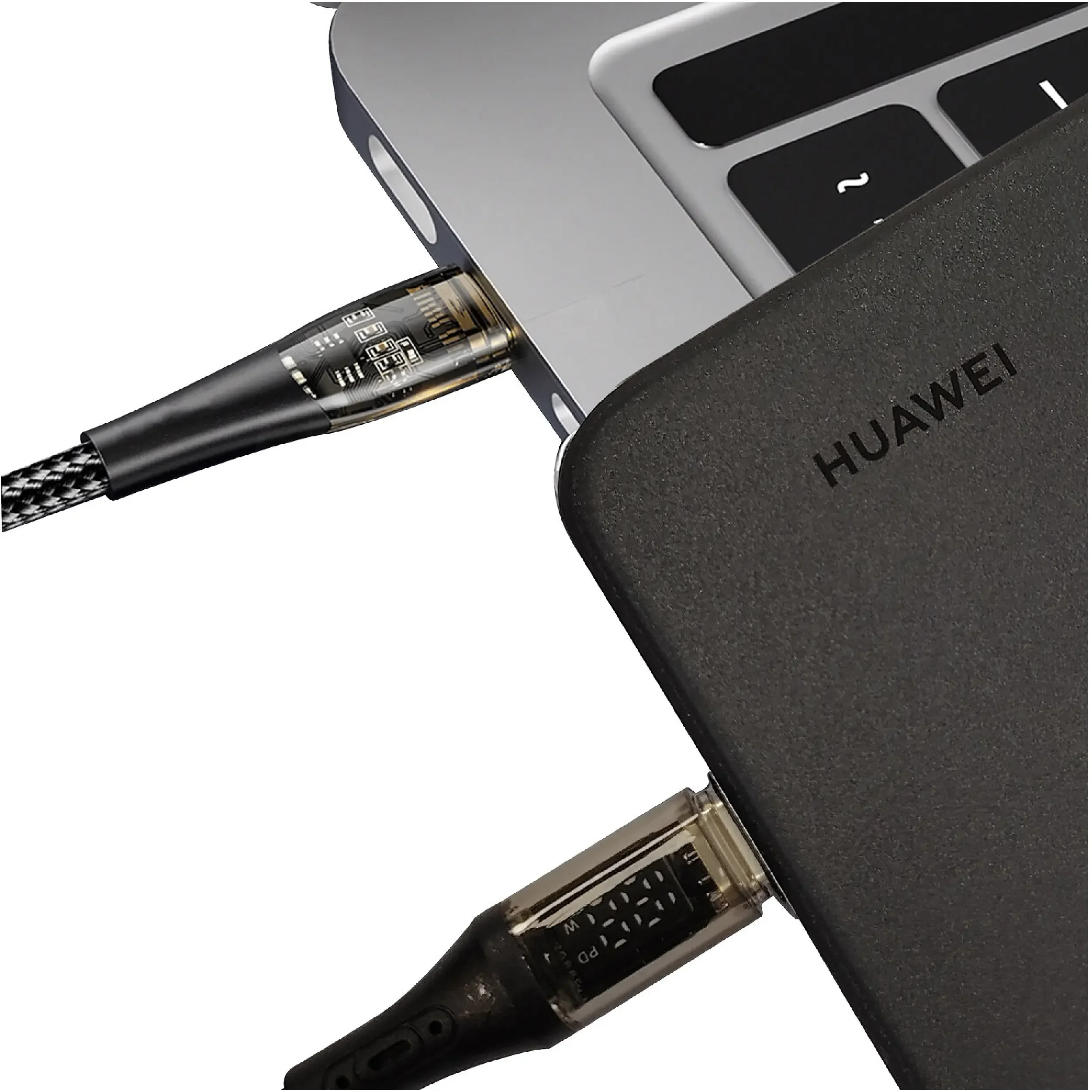 כבל USB-C באורך 1 מטר טעינה מהירה Fxlion PD 100W