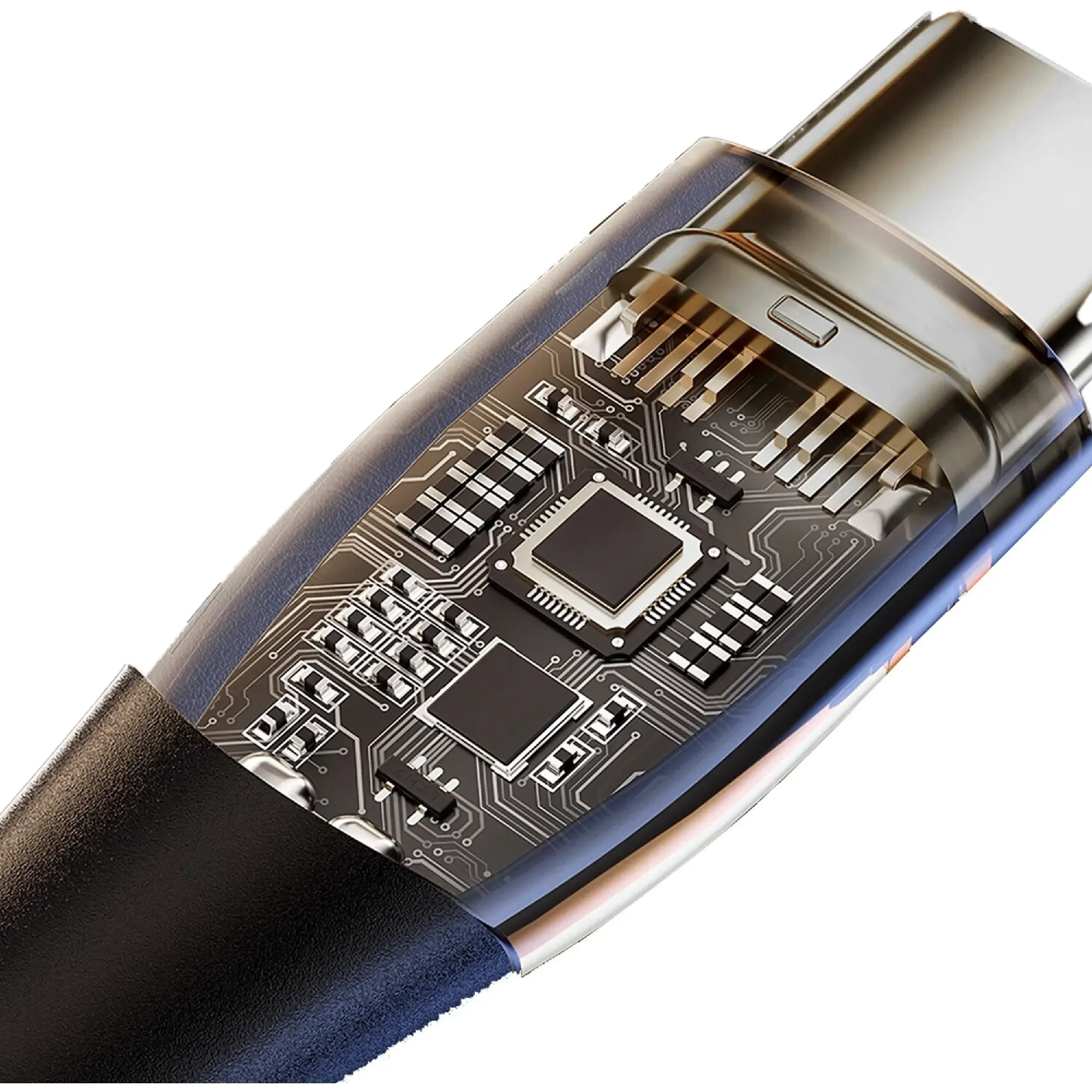 כבל USB-C באורך 1 מטר טעינה מהירה Fxlion PD 100W