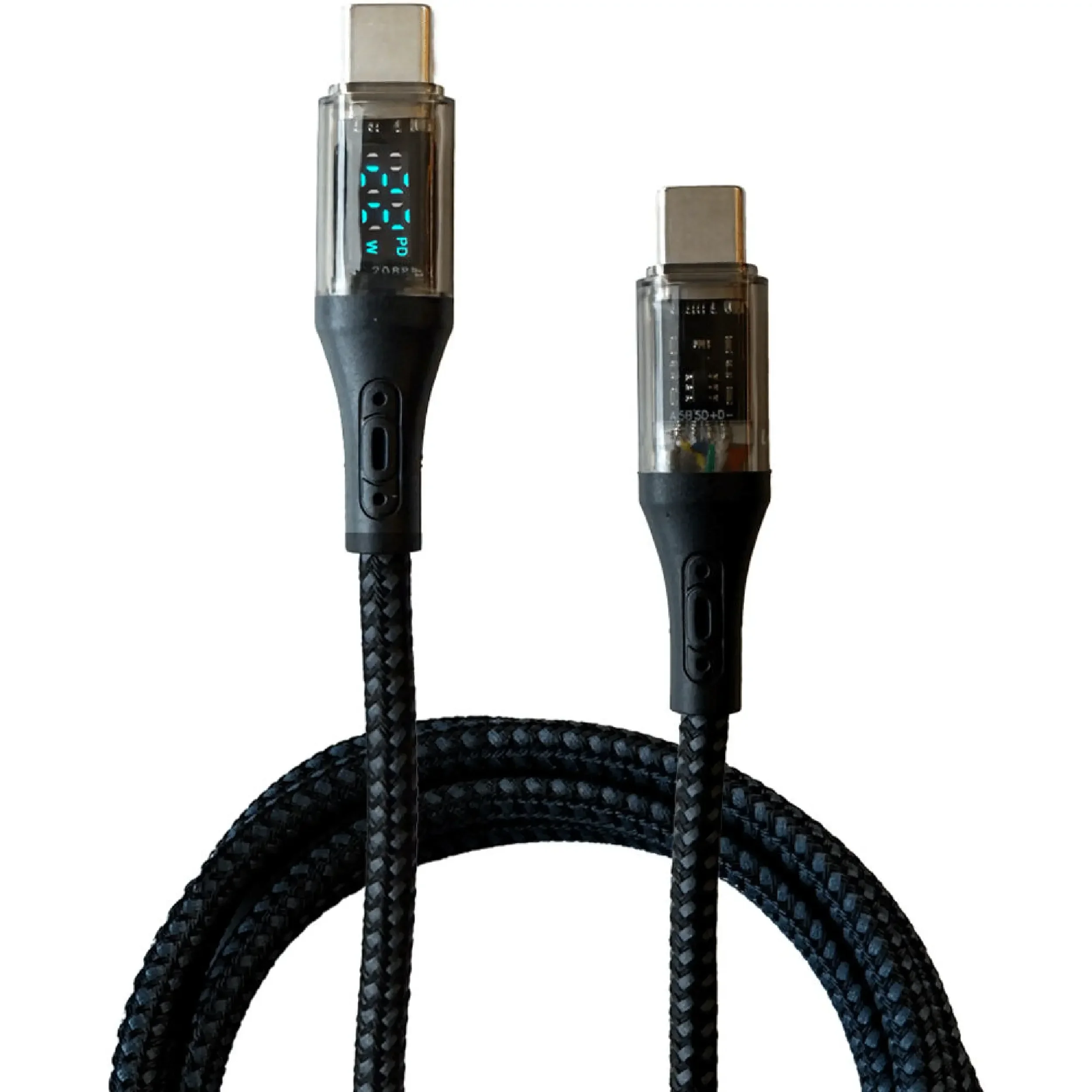 כבל USB-C באורך 1 מטר טעינה מהירה Fxlion PD 100W
