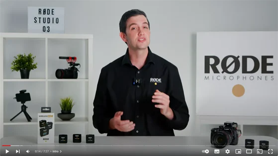 מערכת מיקרופון אלחוטית Rode Wireless GO II