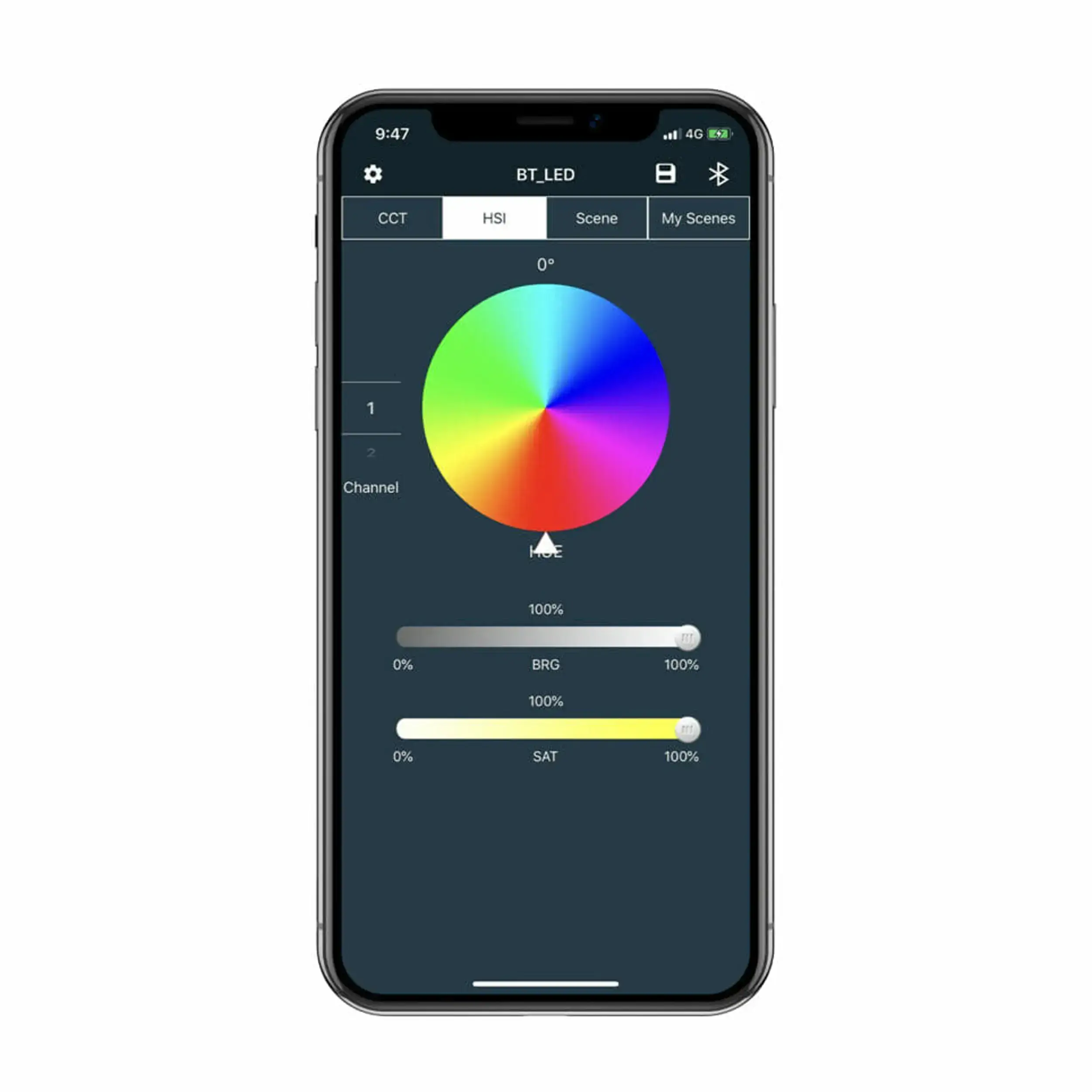 פנס לד צבעוני RGB לאולפן GVM-1500D