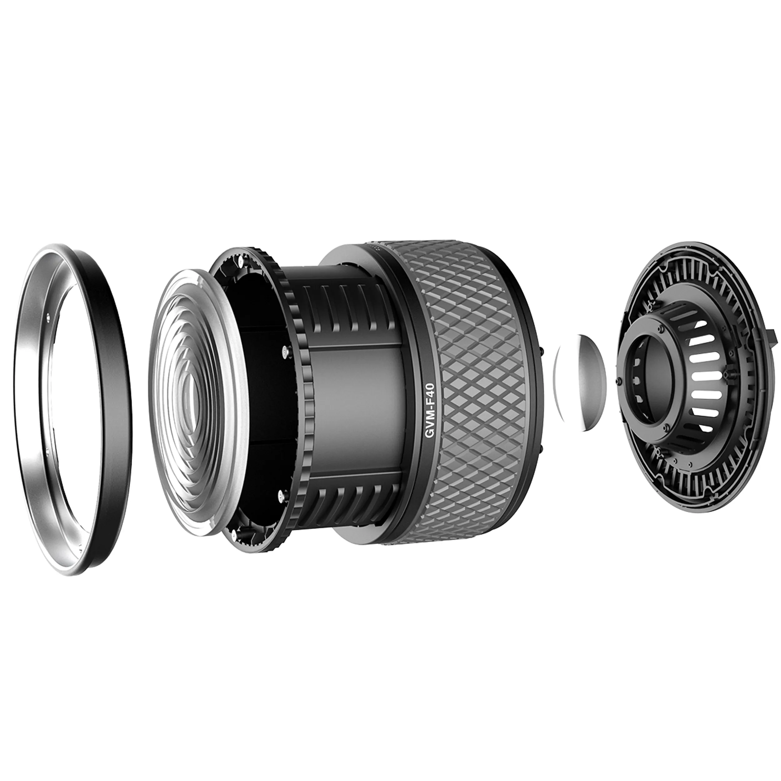 עדשה FRESNEL F40 לפנסי GVM