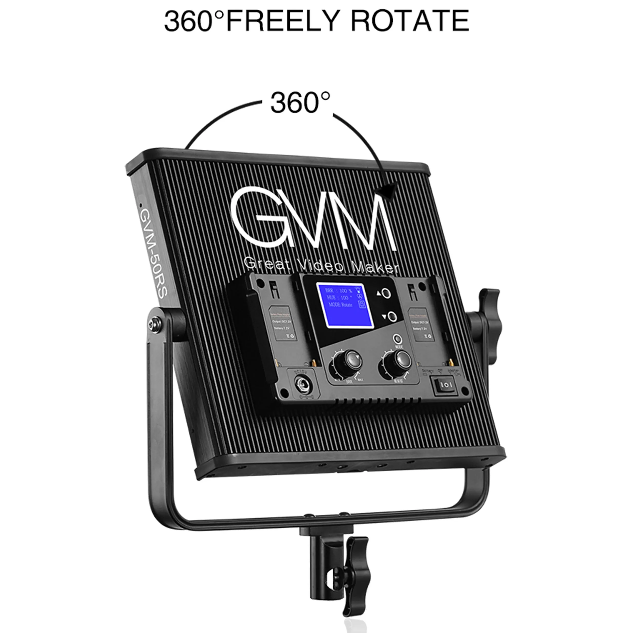 פנס לד GVM 50RS RGB