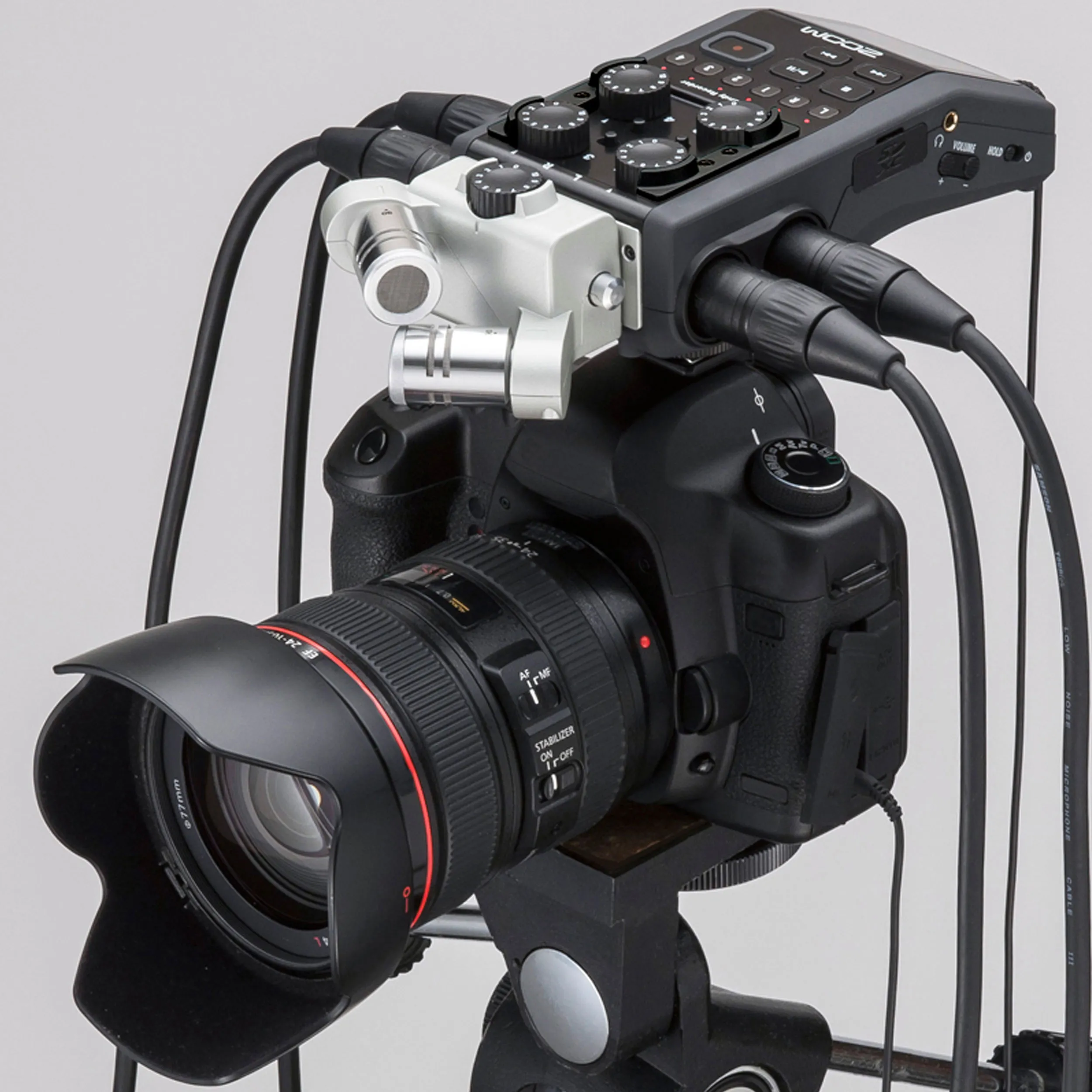 מכשיר הקלטה נייד 6 ערוצים גמור שחור Zoom H6