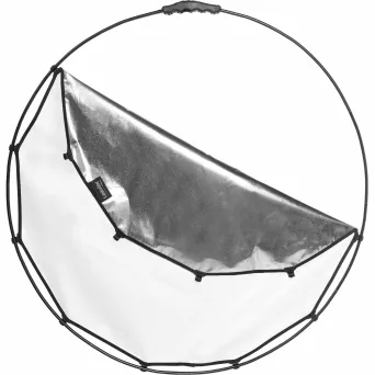 רפלקטור מתקפל כסף/לבן 82 ס"מ Lastolite HaloCompact