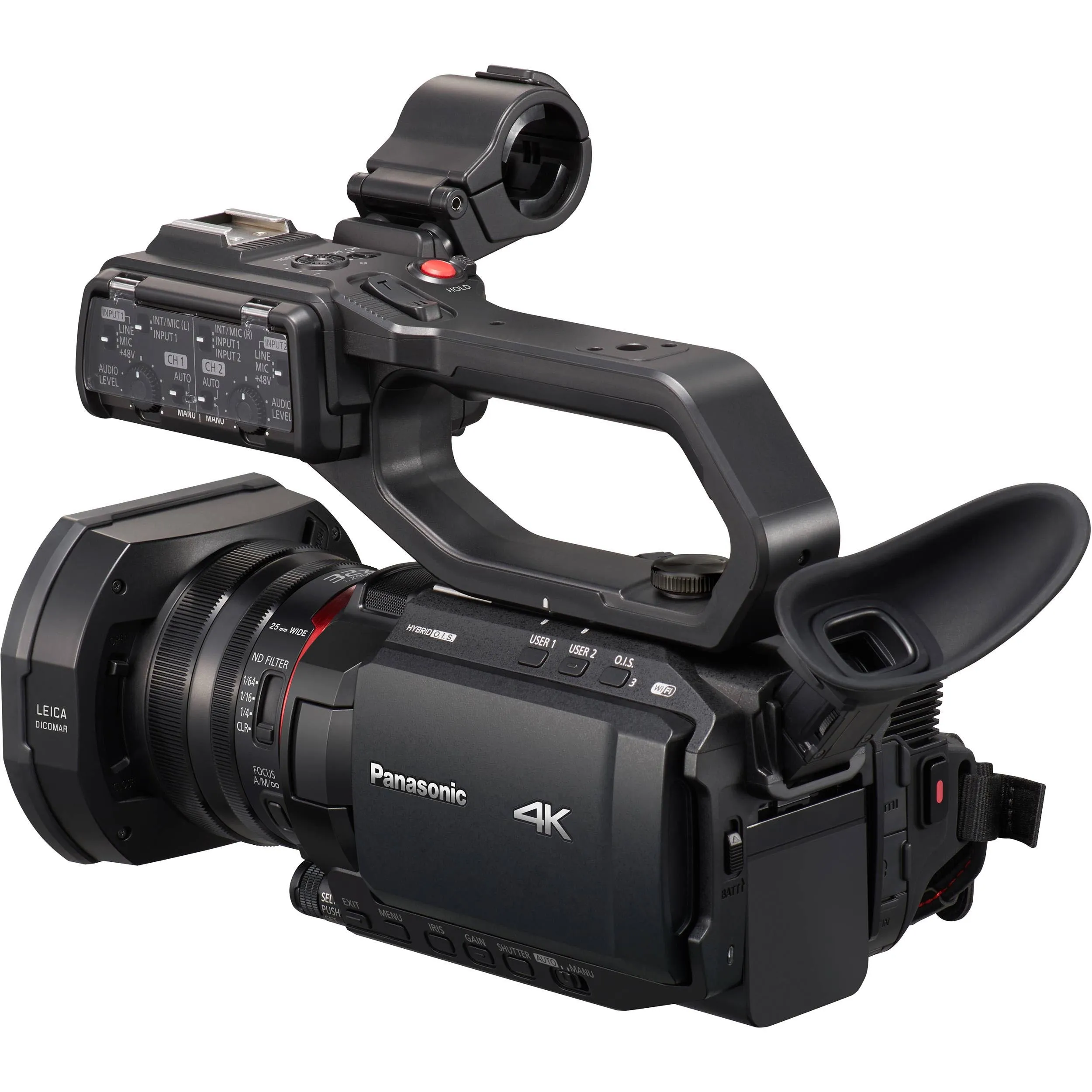 מצלמת וידאו מקצועית Panasonic HC-X2000 UHD 4K 3G-SDI/HDMI