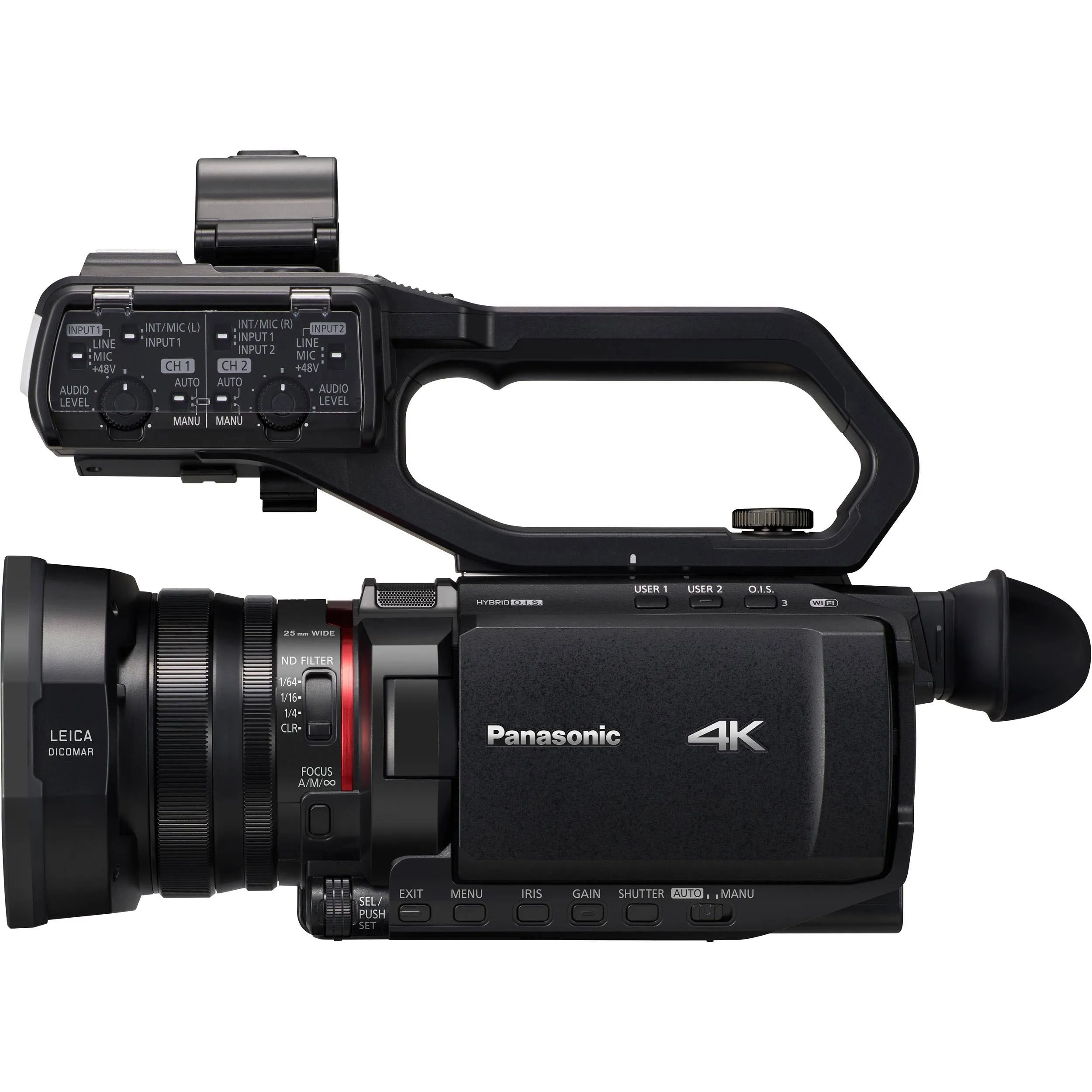 מצלמת וידאו מקצועית Panasonic HC-X2000 UHD 4K 3G-SDI/HDMI
