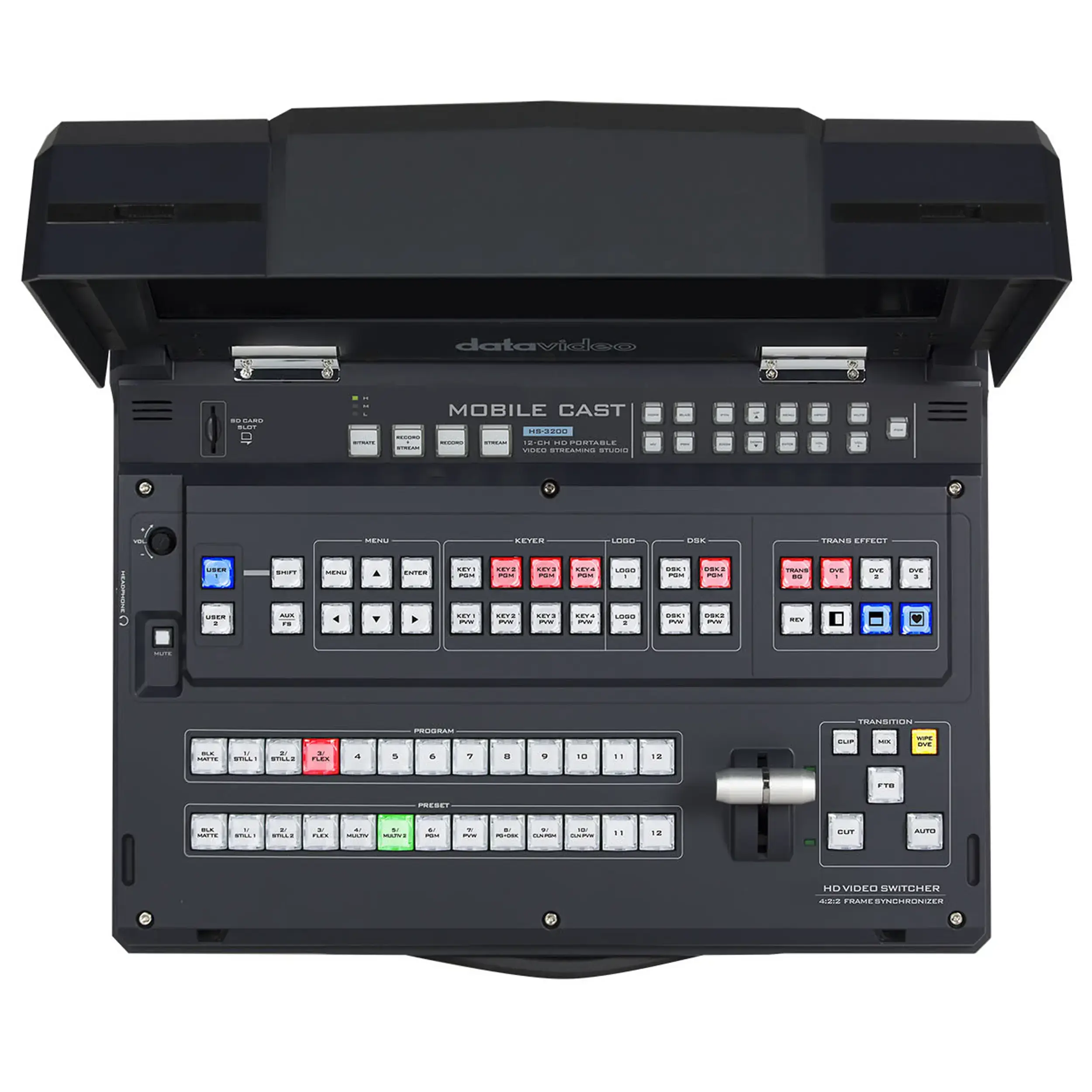 סטודיו נייד 12 כניסות DataVideo HS-3200