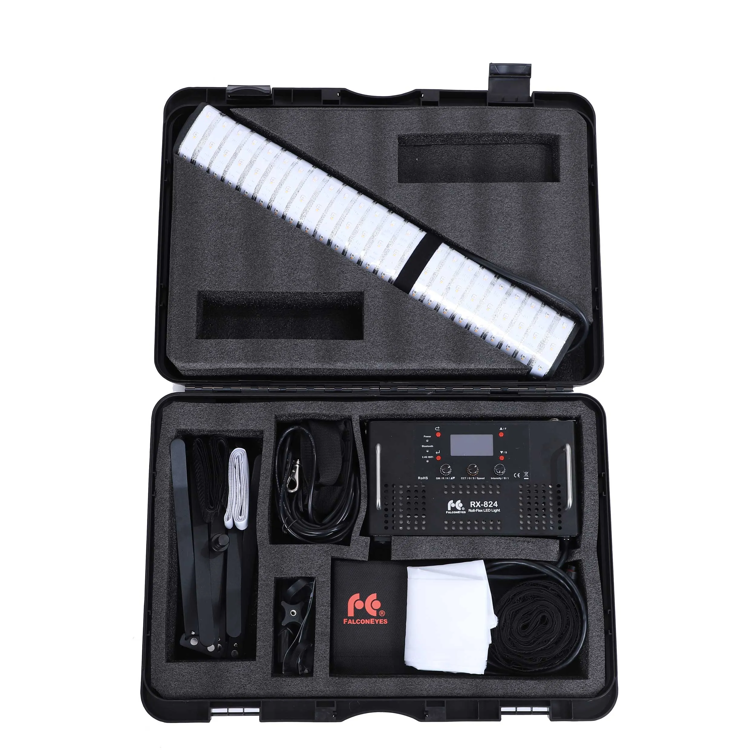קיט פנס לד 150W גמיש 60X60 ס"מ Falcon Eyes RX-824-K1