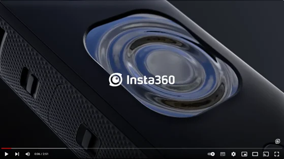 מצלמת אקסטרים Insta360 X3 360°