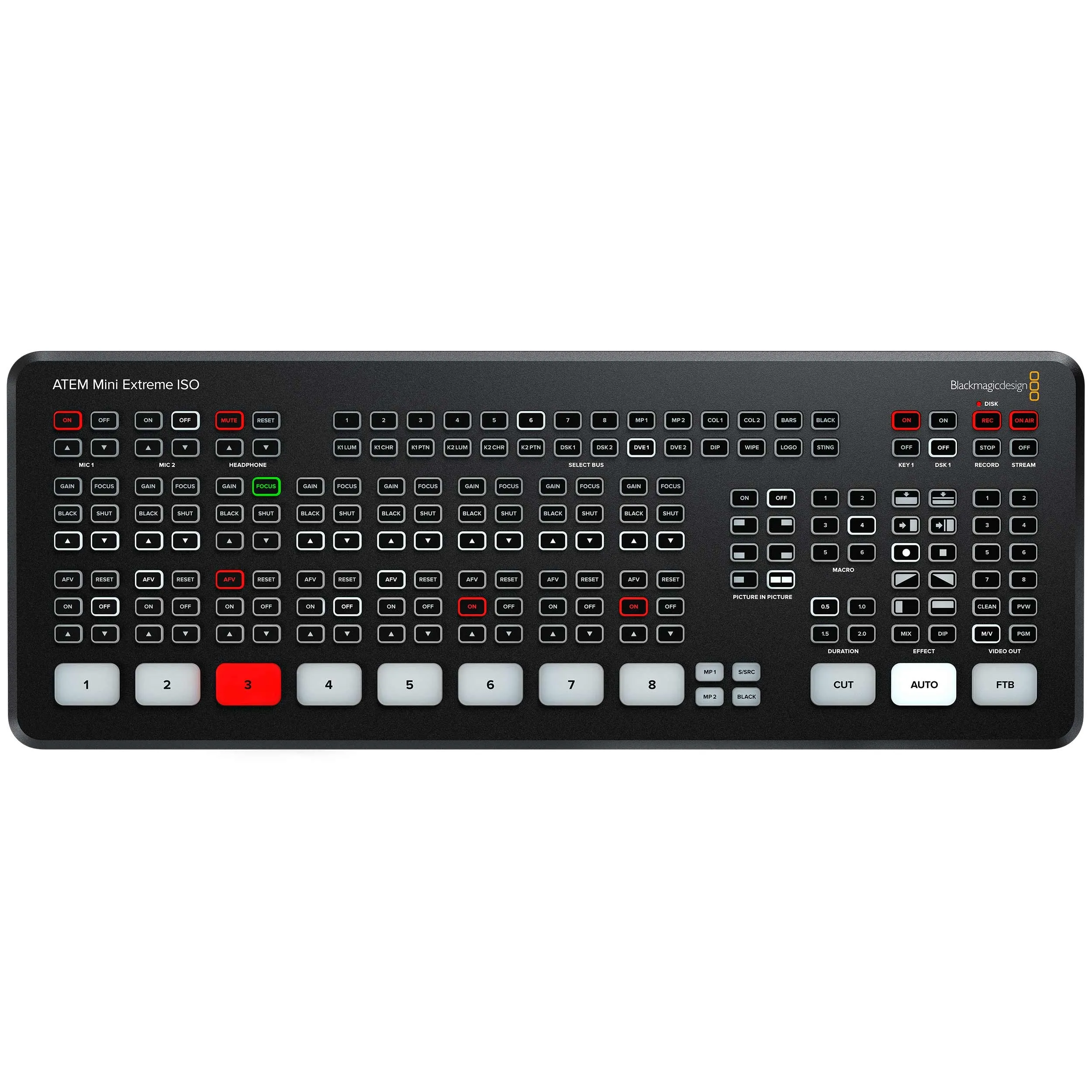 ATEM Mini Extreme ISO--שנתיים אחריות