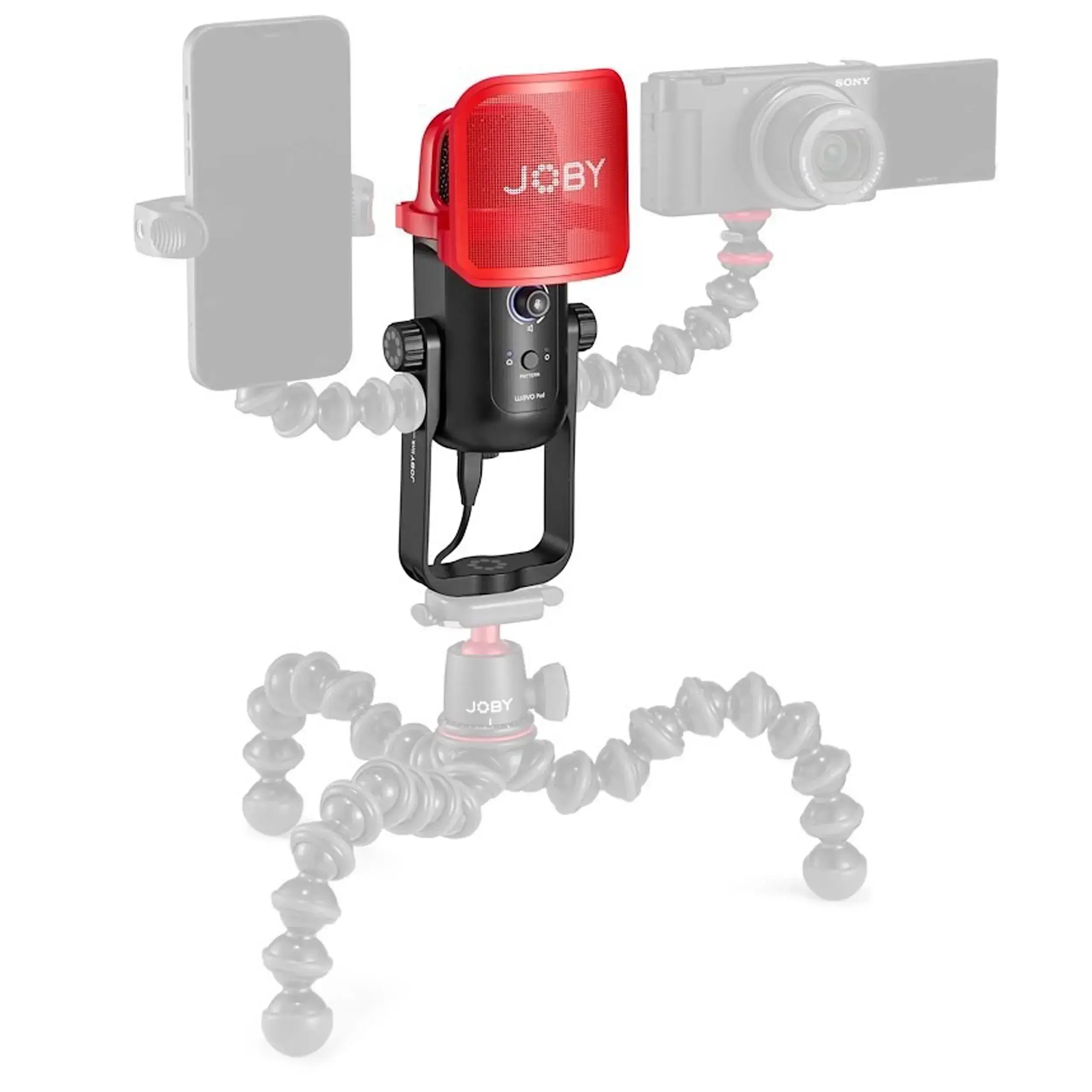 מיקרופון USB לפודקאסט Joby Wavo POD