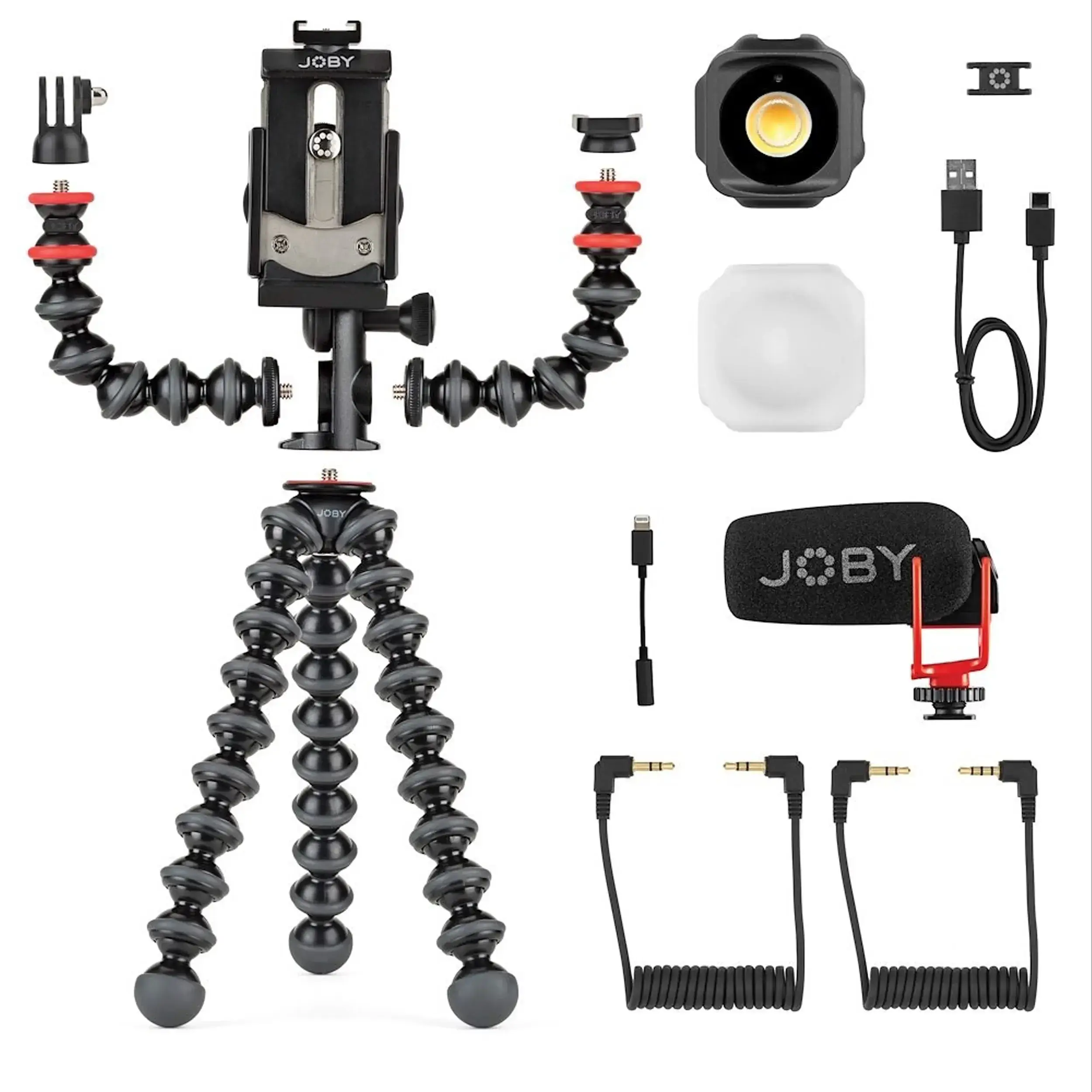 קיט לסמארטפון - מיוחד לוולוגרים Joby GorillaPod Moblile Vlogging