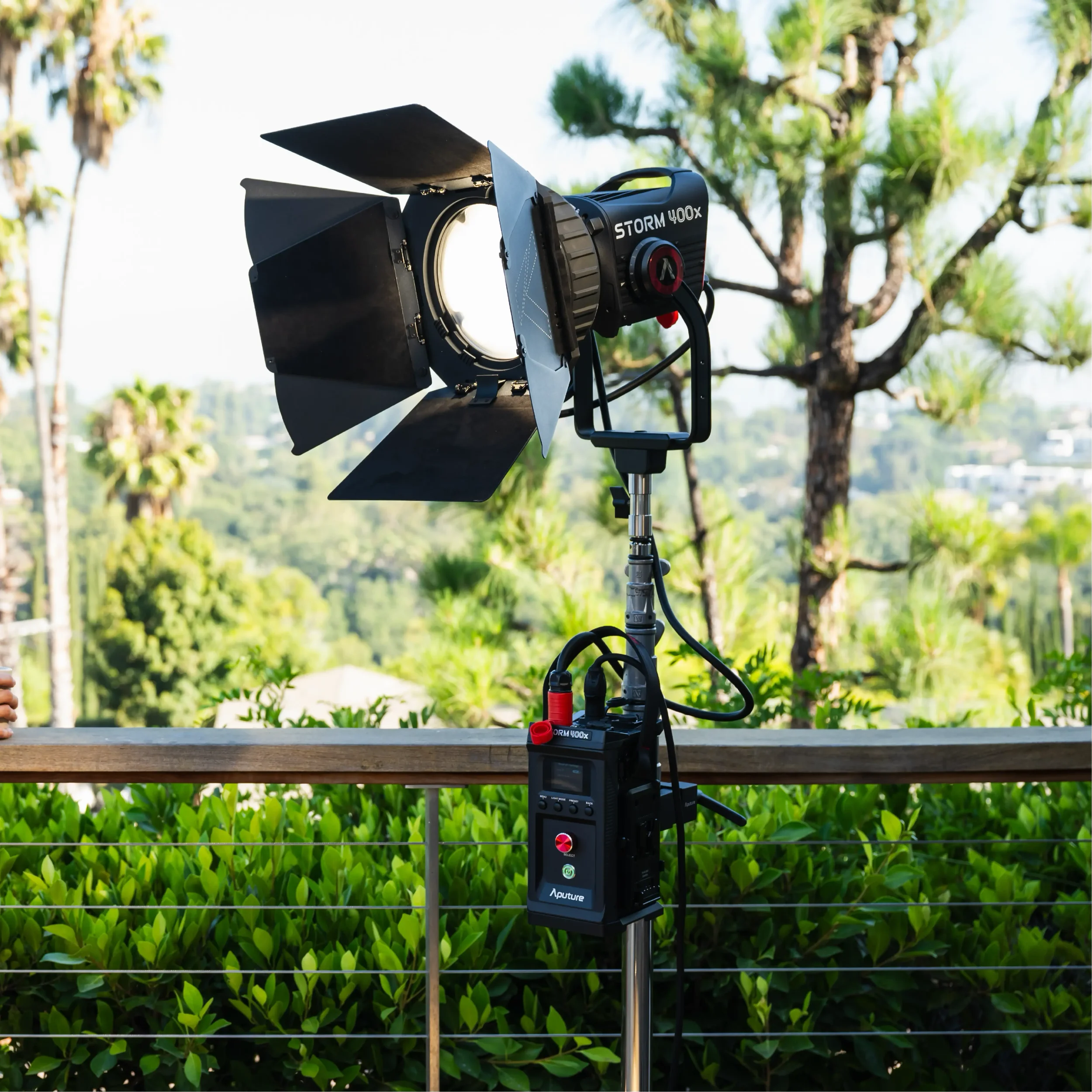 קיט עדשה  ודלתות CF7 לפנס  Aputure STORM 400X