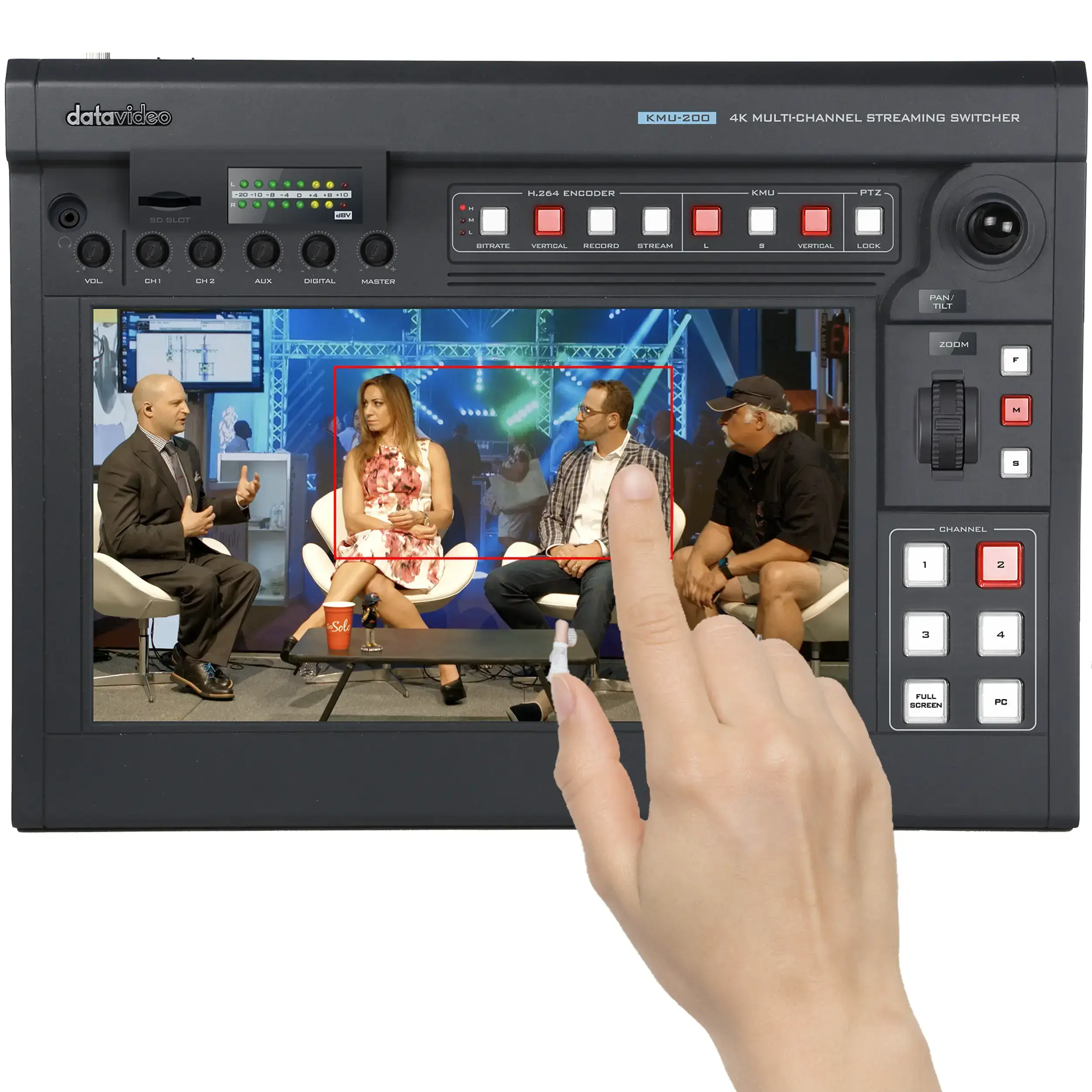 DataVideo KMU-200 4K All-In-One Control camera production unit