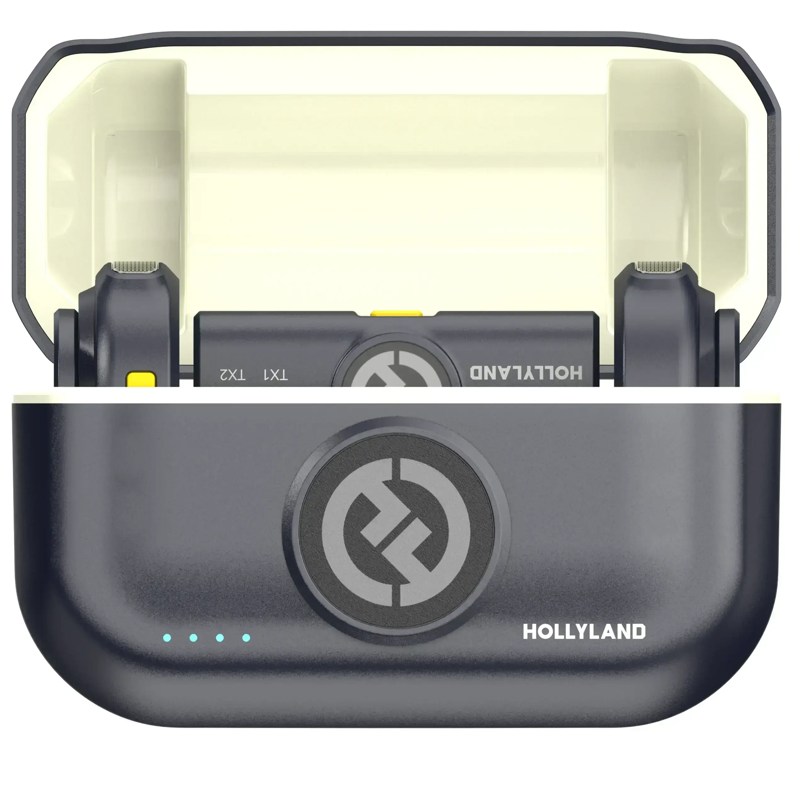 מערכת מיקרופון אלחוטית 2 משדרים  HOLLYLAND LARK M2 DUO USB-C--קופסה פתוחה מוצר חדש