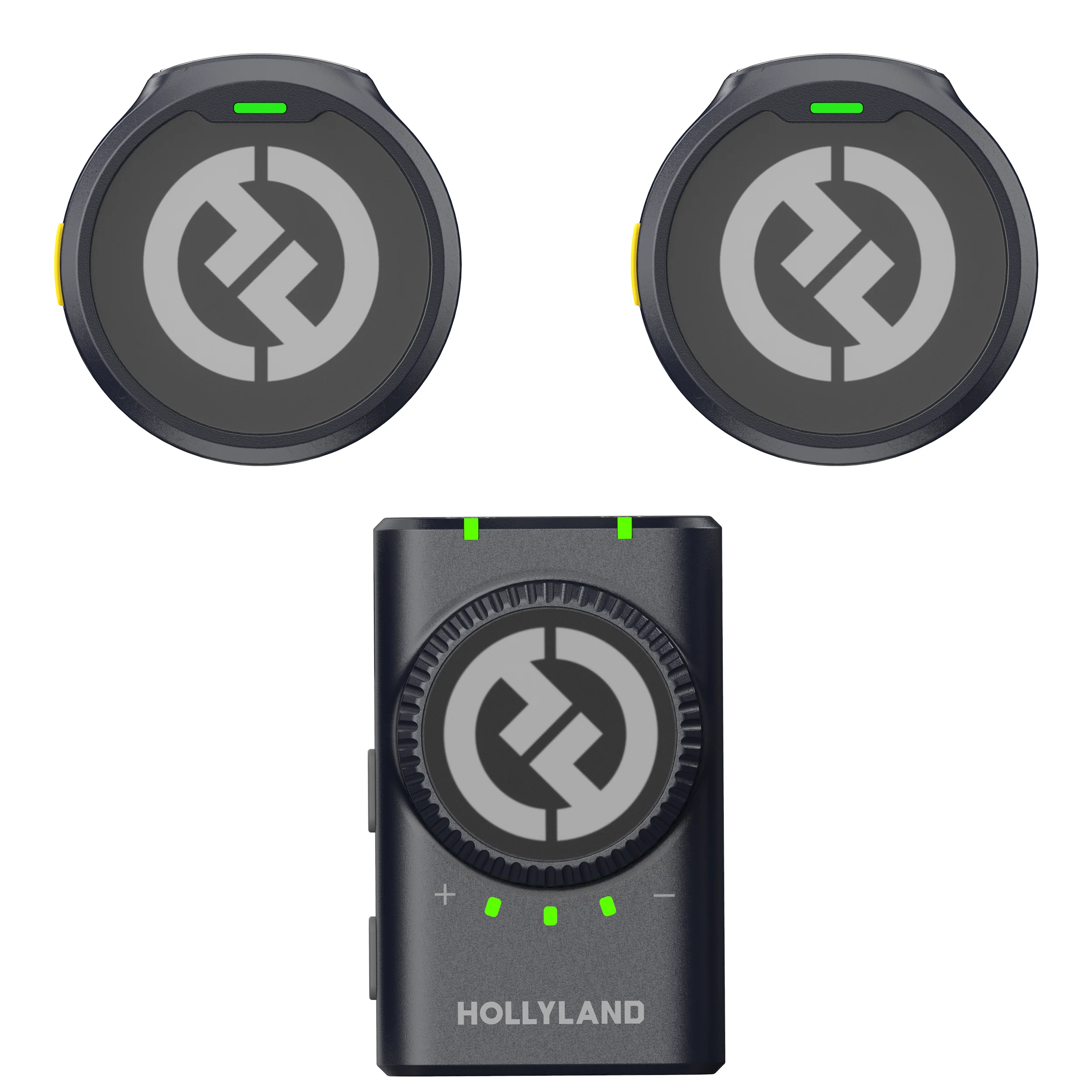 מערכת מיקרופון אלחוטית 2 משדרים HOLLYLAND LARK M2 DUO CAMERA