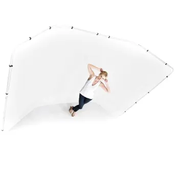 רקע פנוראמי 4 מטר Lastolite White
