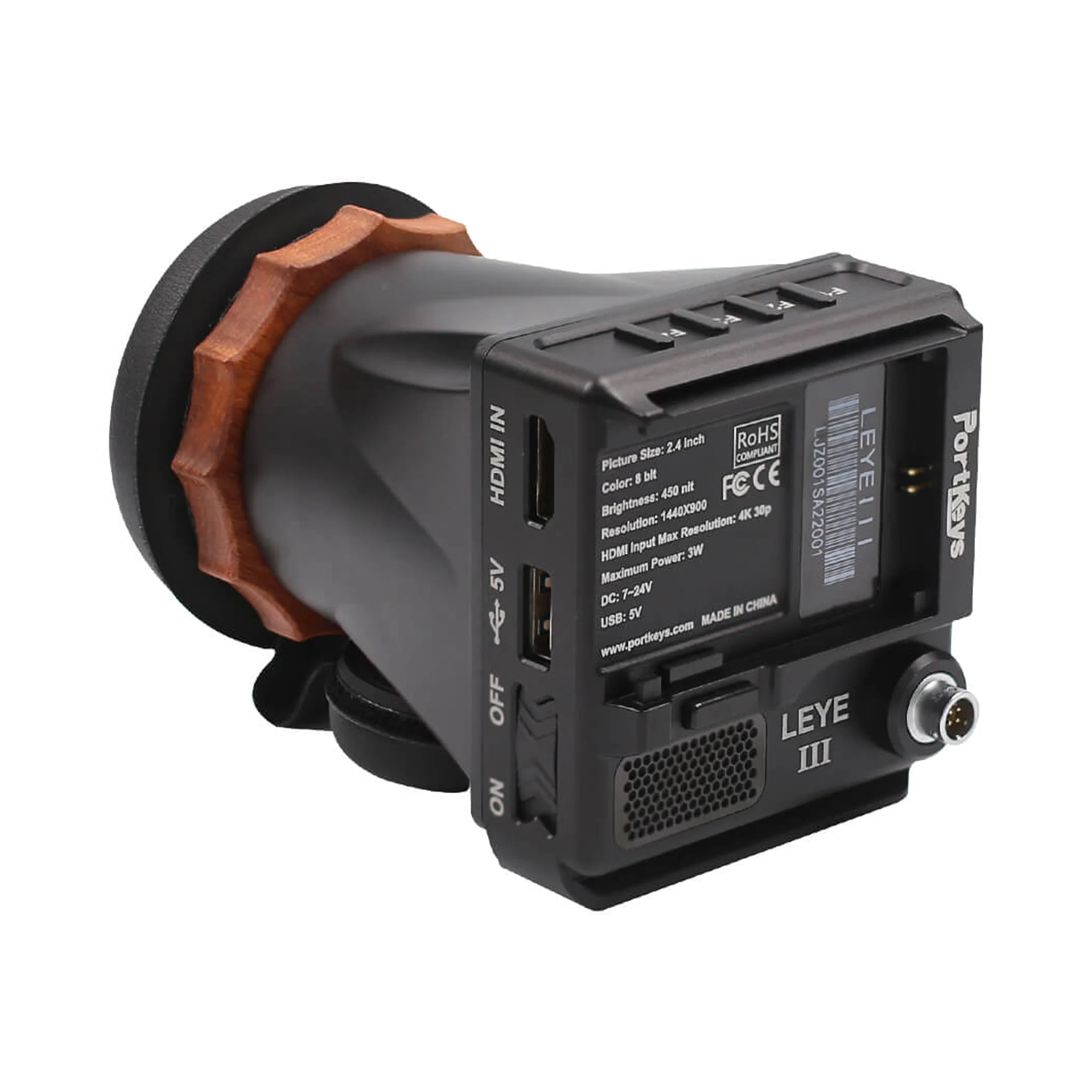 עינית אלקטרונית Portkeys LEYE III HDMI