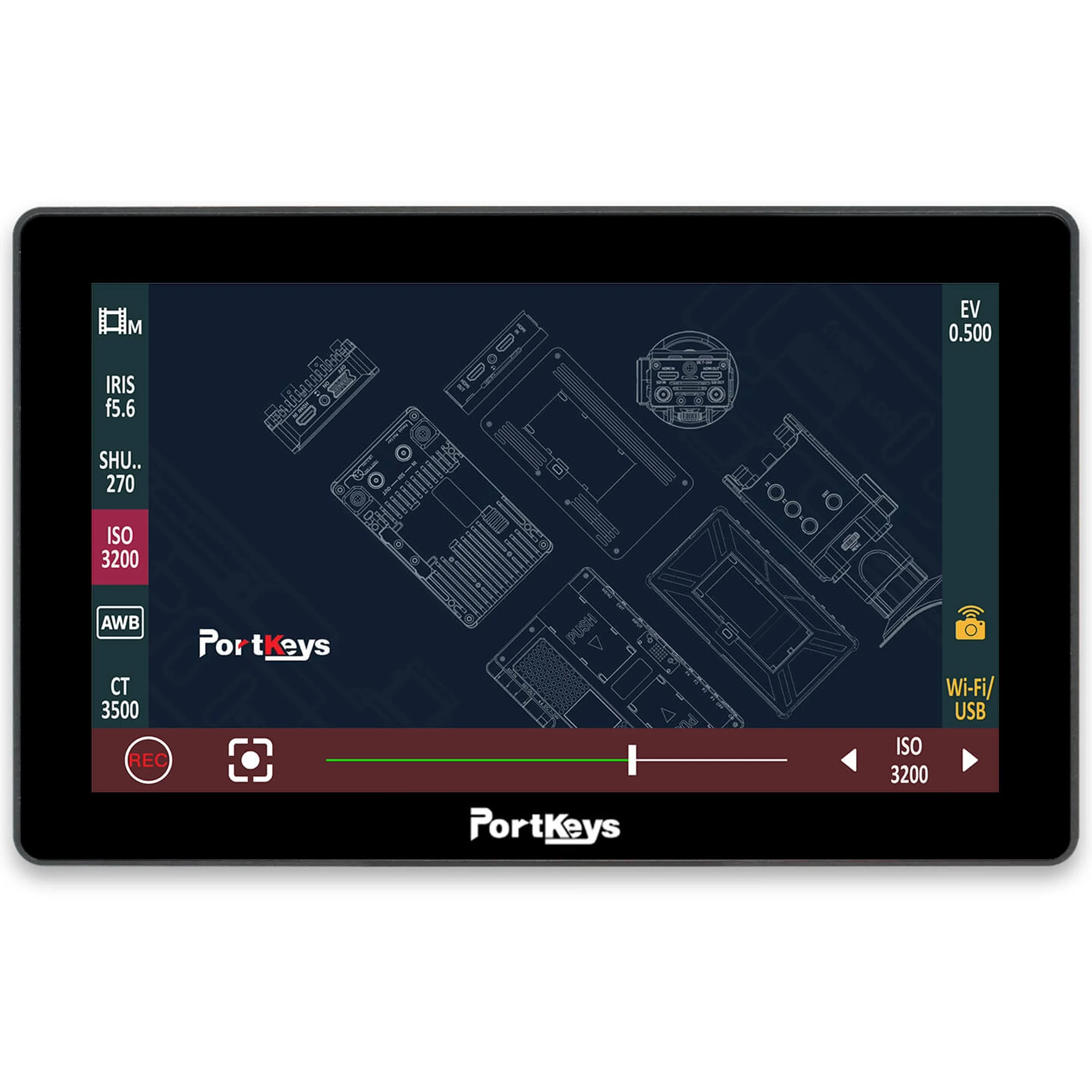 מסך מגע "5.5 עם שליטה על מצלמות סוני PORTKEYS LH5P II