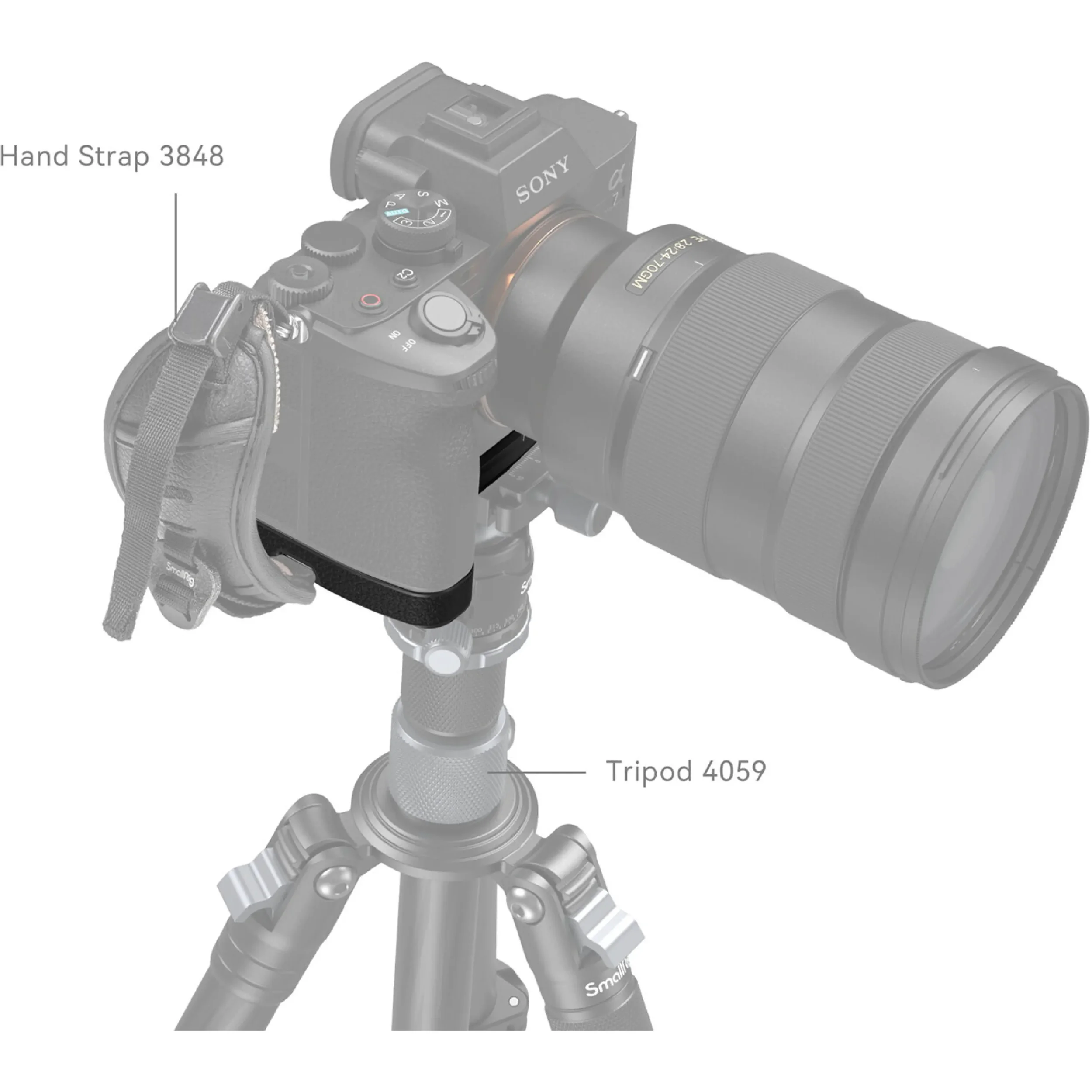 פלטת בסיס למצלמות SmallRig 3666B Sony 7RV/7IV/7V