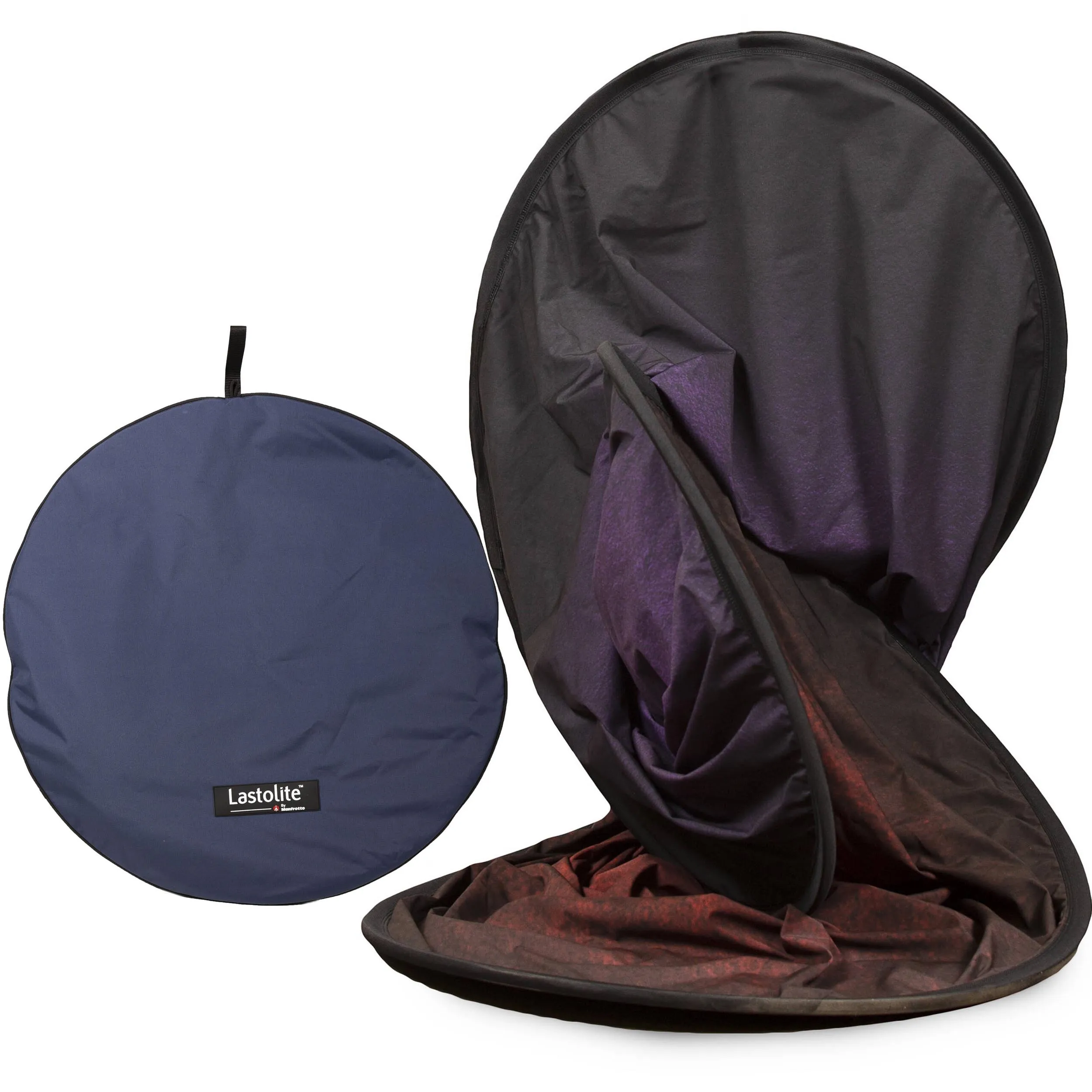 רקע דו כיווני מתקפל 1.5X2.1 מטר Lastolite Aubergine/Crimson