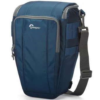 תיק אף גדול למצלמה Lowepro Toploader Zoom 55 AW II כחול
