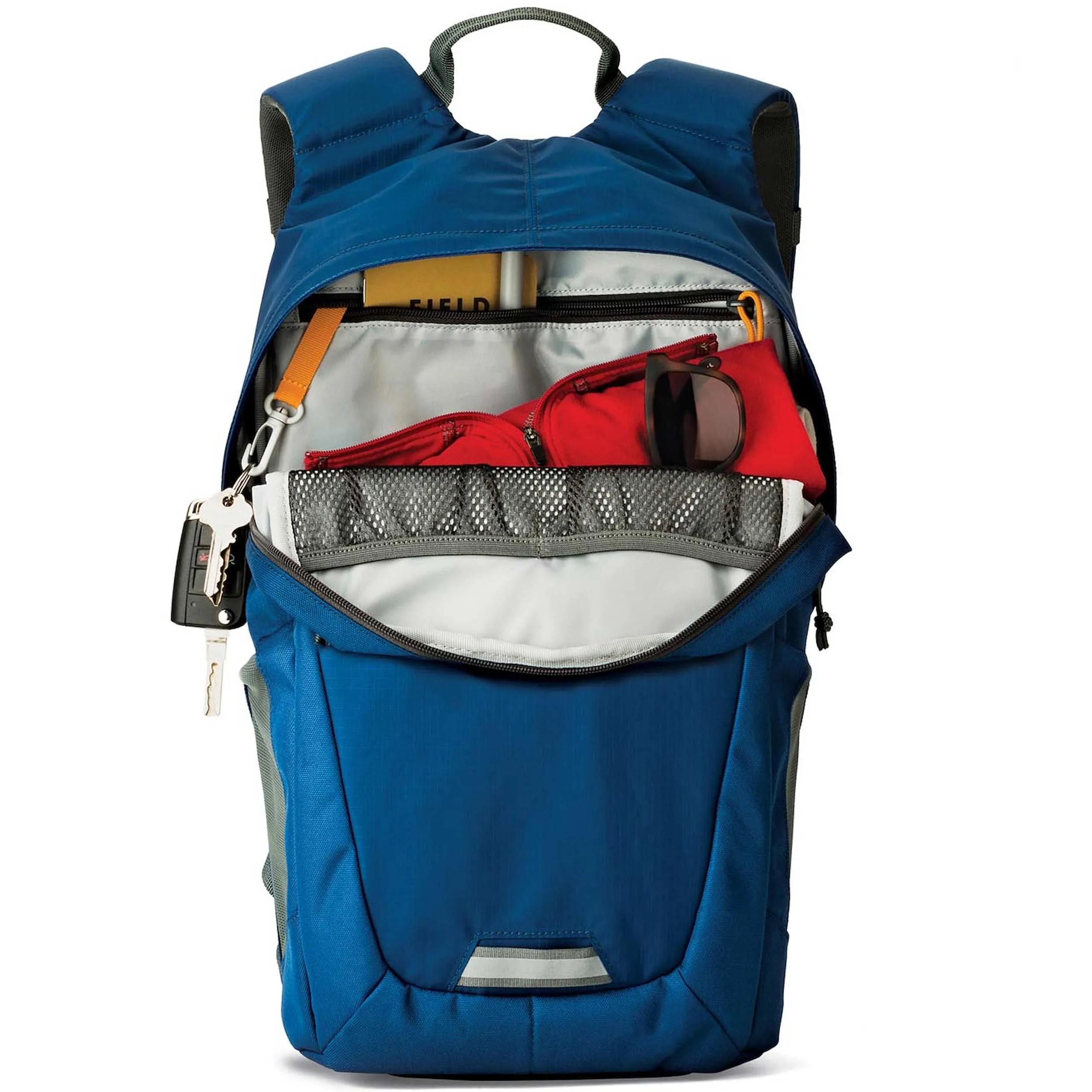 תיק גב כחול למצלמה Lowepro Photo Hatchback BP 150 AW II