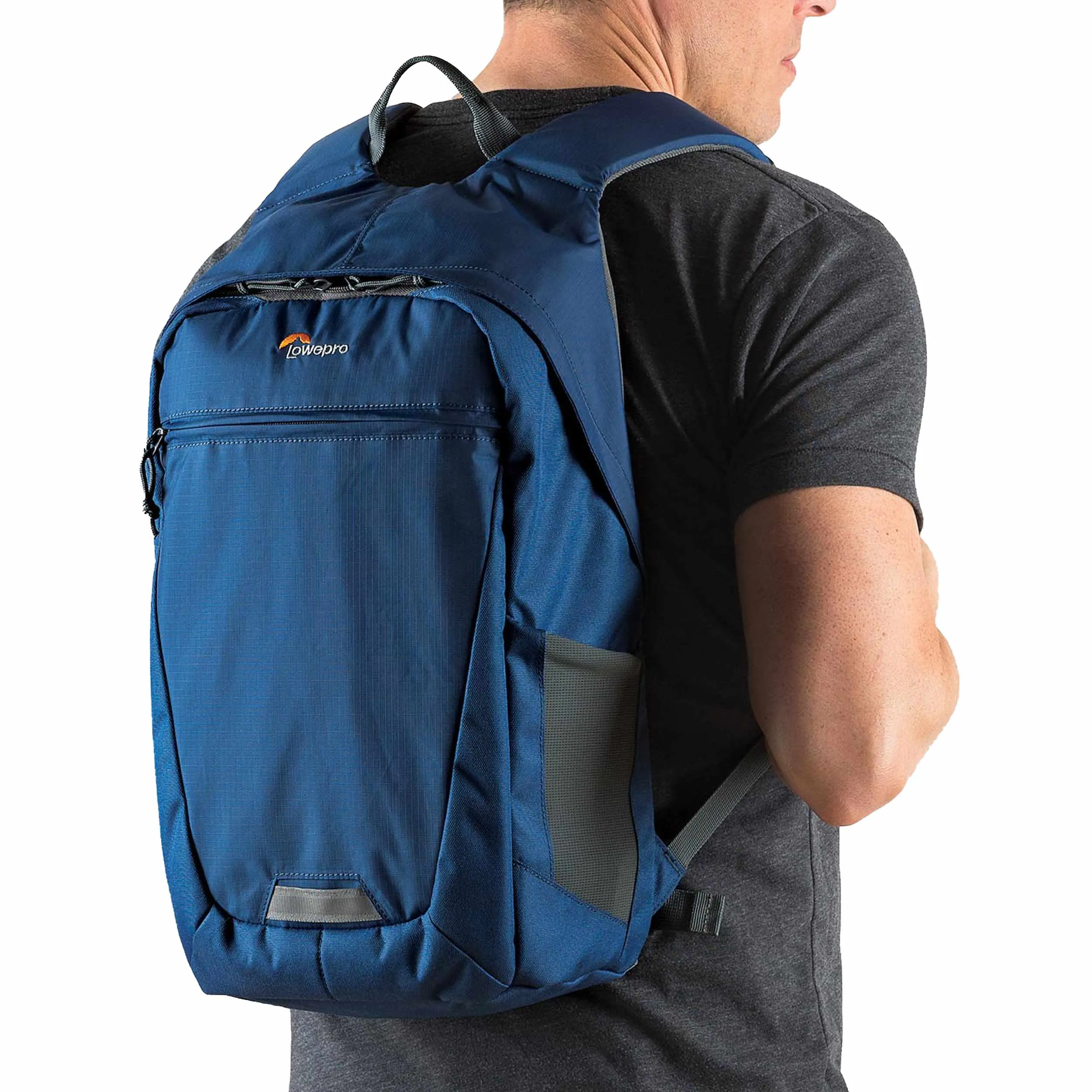 תיק גב כחול למצלמה Lowepro Photo Hatchback BP 150 AW II