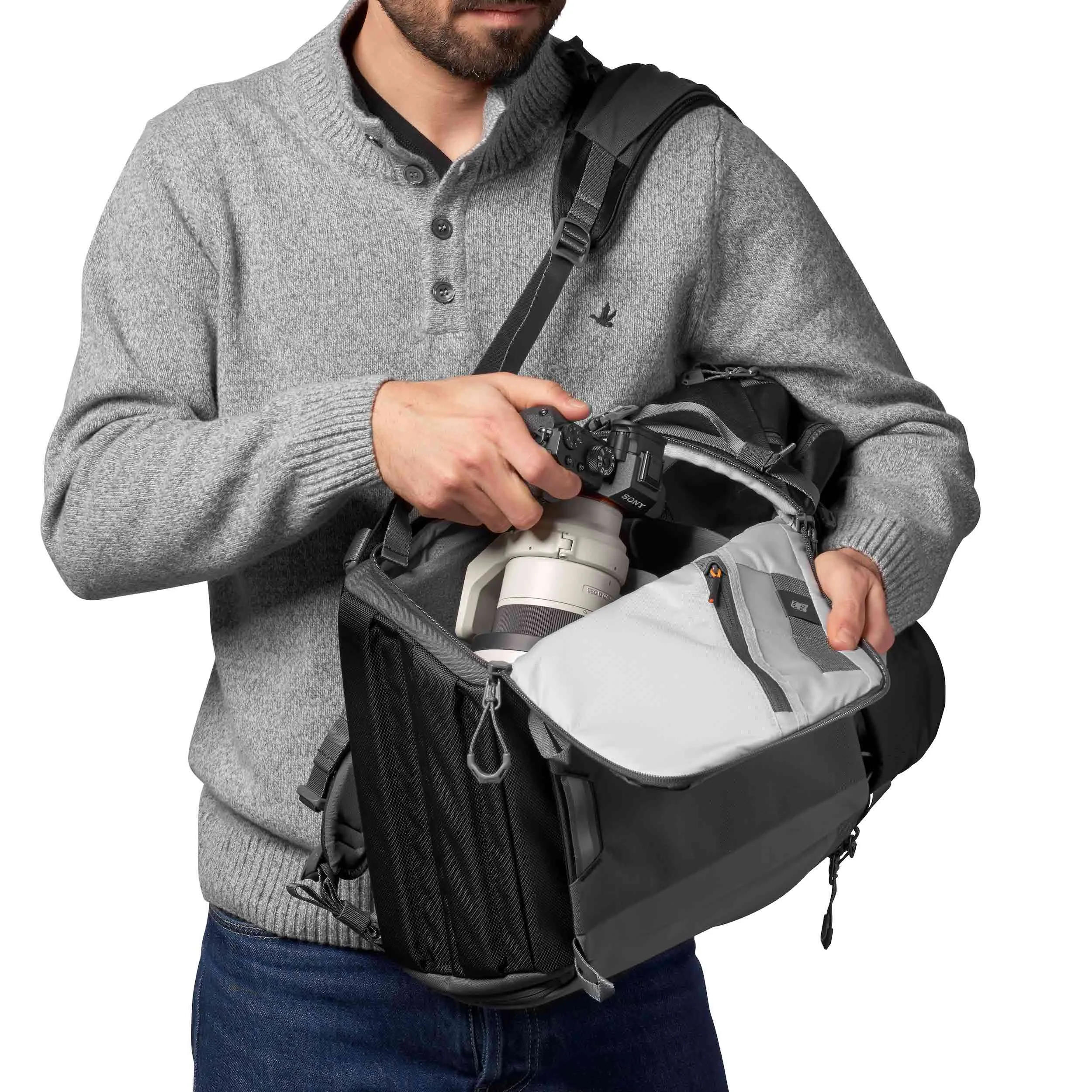 תיק גב למצלמה Lowepro Photo Active BP 300 AW - שחור
