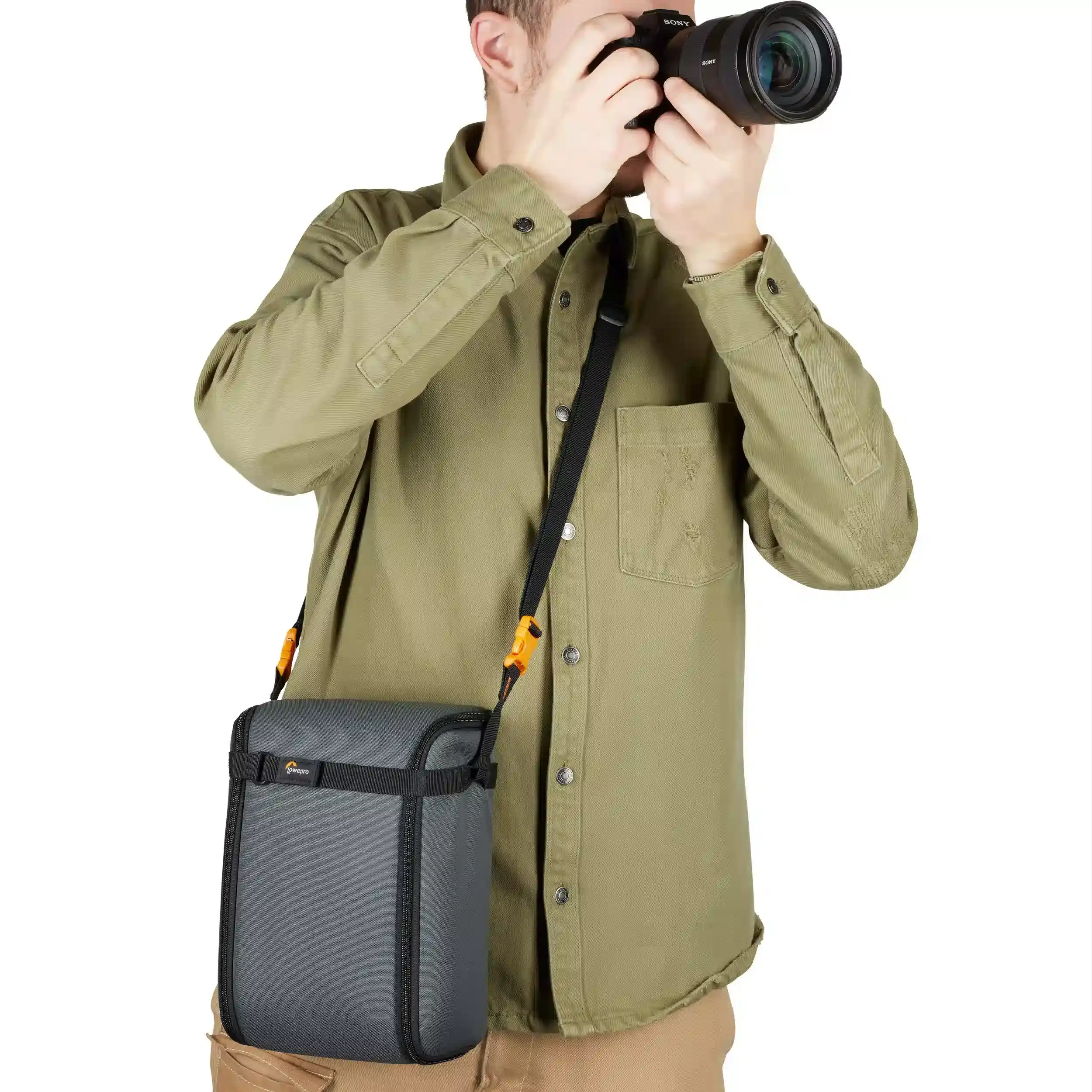 תיק גב אפור למצלמה Lowepro Trekker Lite BP 250