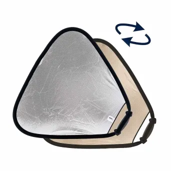 רפלקטור מתקפל 75 ס"מ Lastolite Trigrip Sunlite/Softsilver