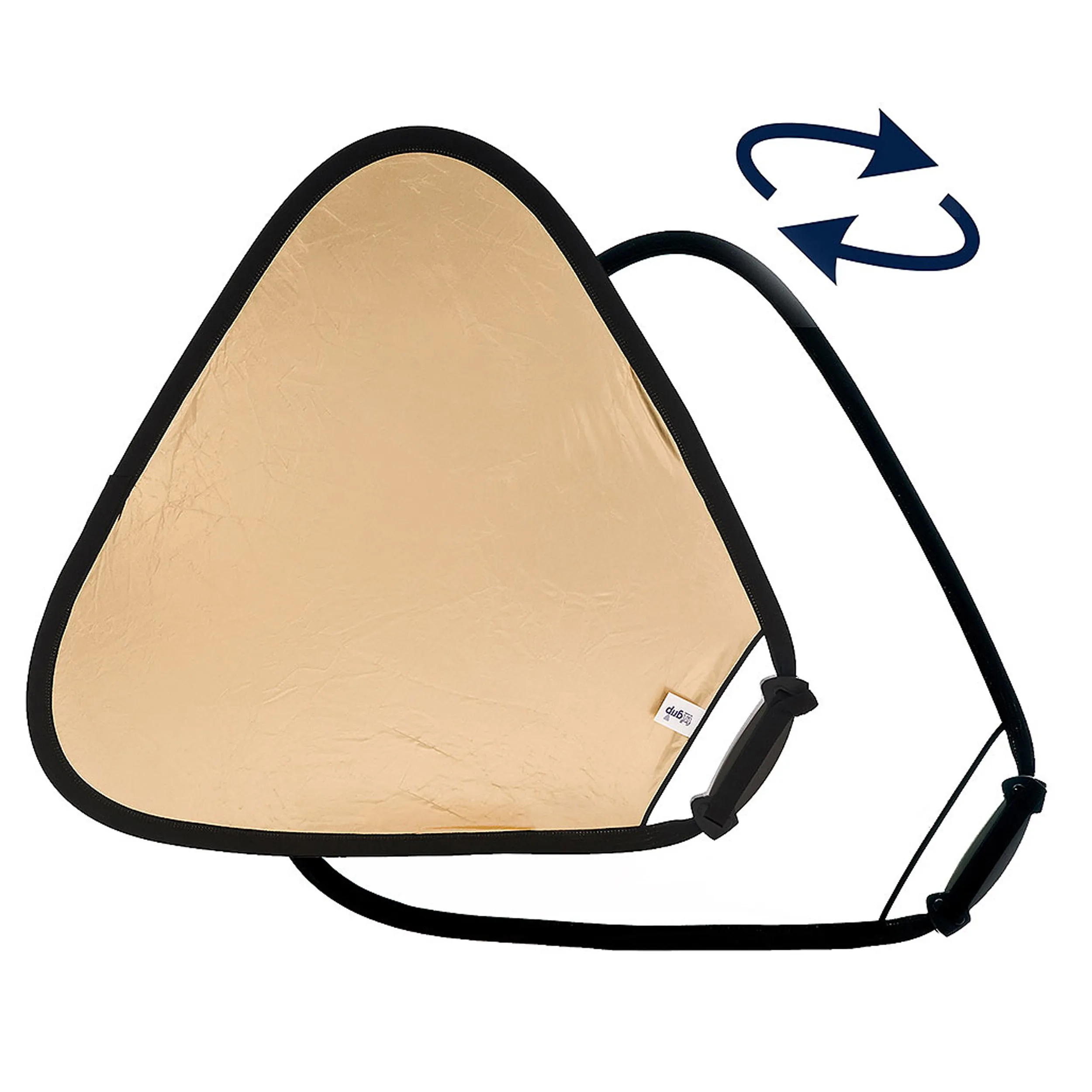 רפלקטור מתקפל 75 ס"מ זהב/לבן Lastolite Trigrip
