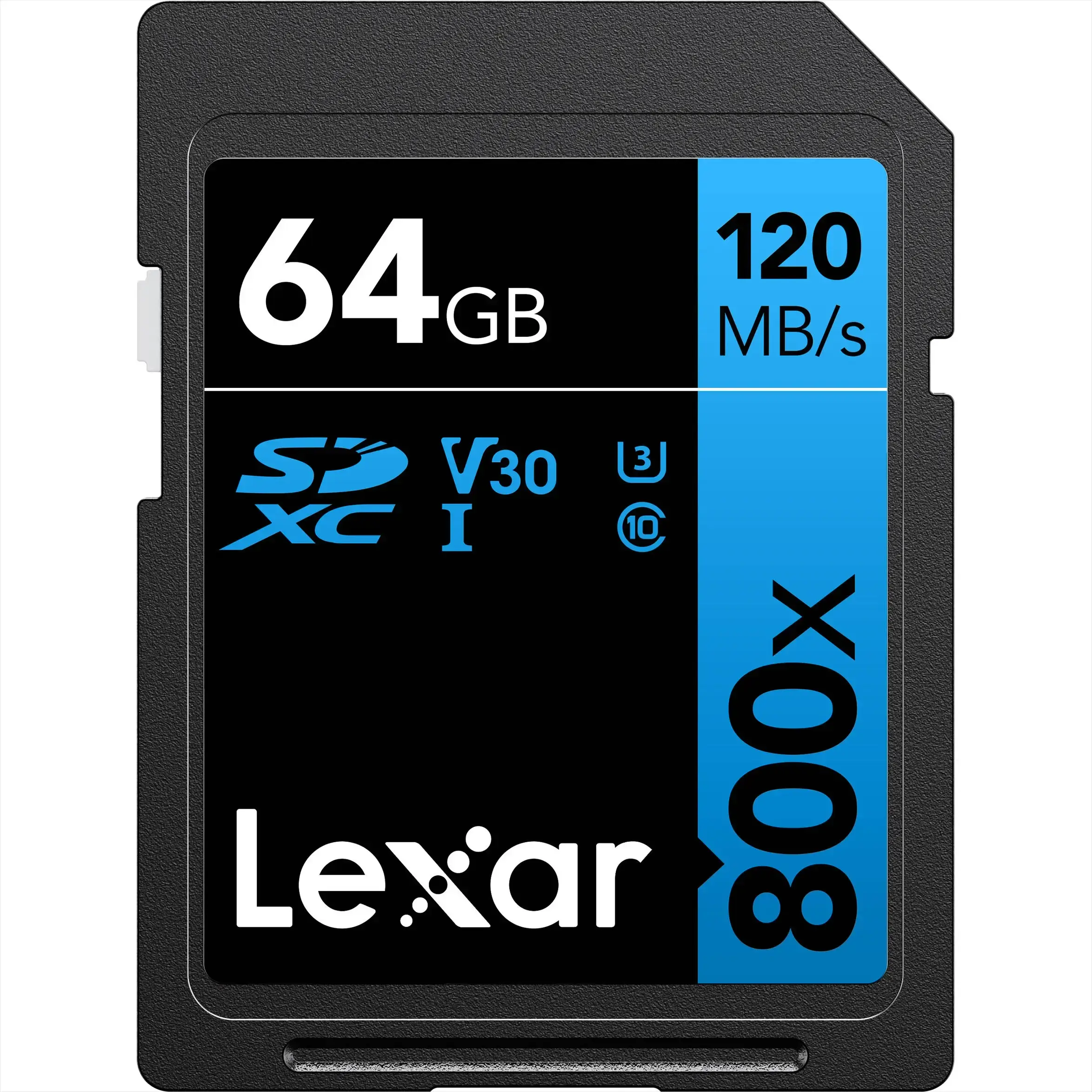 כרטיס זיכרון Lexar 64GB 800x SDXC™ UHS-I