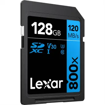 כרטיס זיכרון Lexar 128GB 800x SDXC™ UHS-I